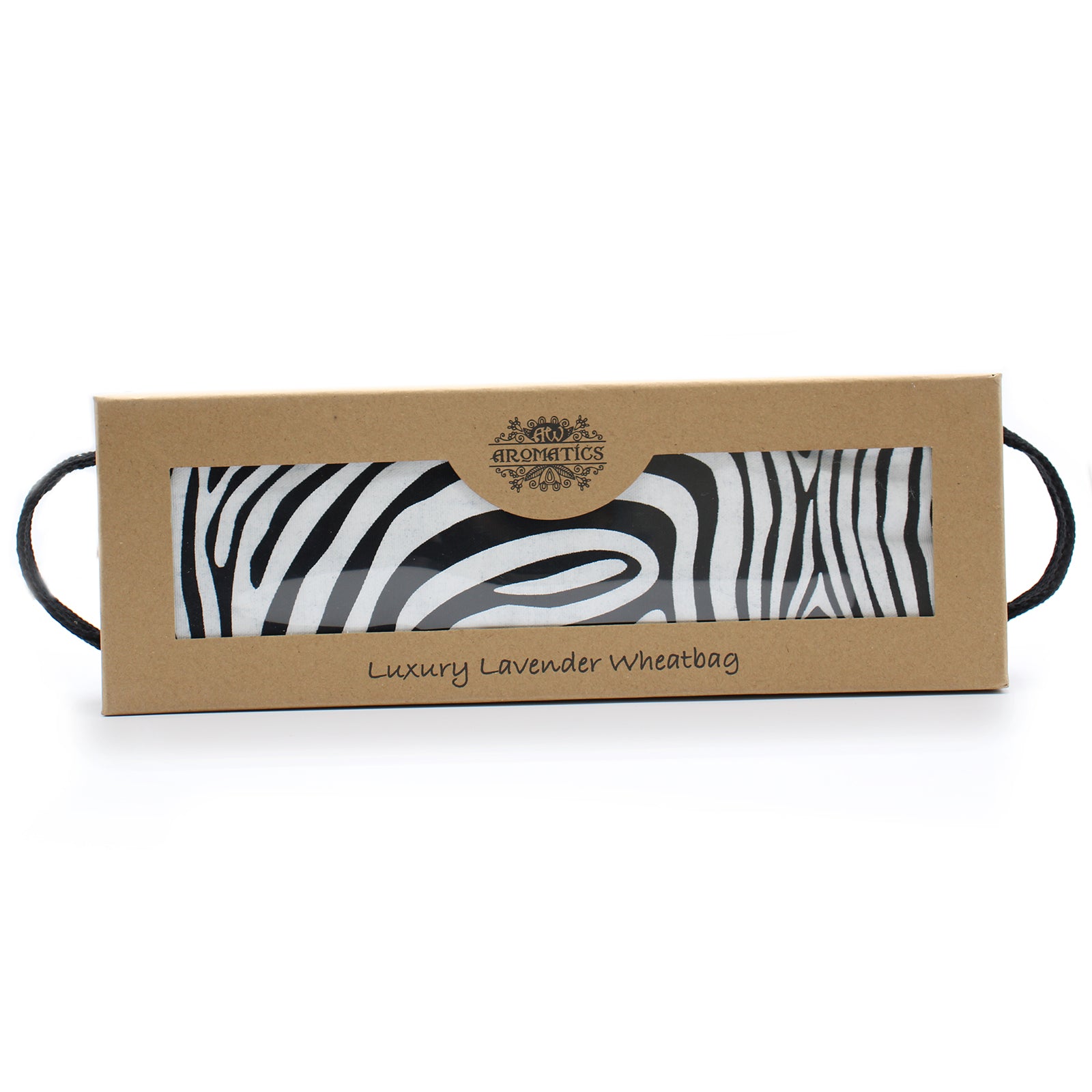 View Luxury Lavender Wheat Bag in Gift Box Zebra information