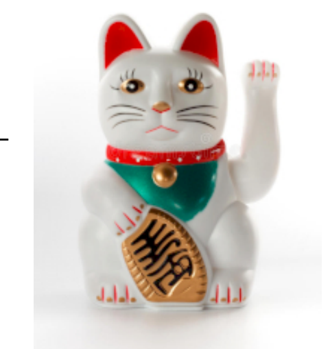 View White Money Cat 15cm information