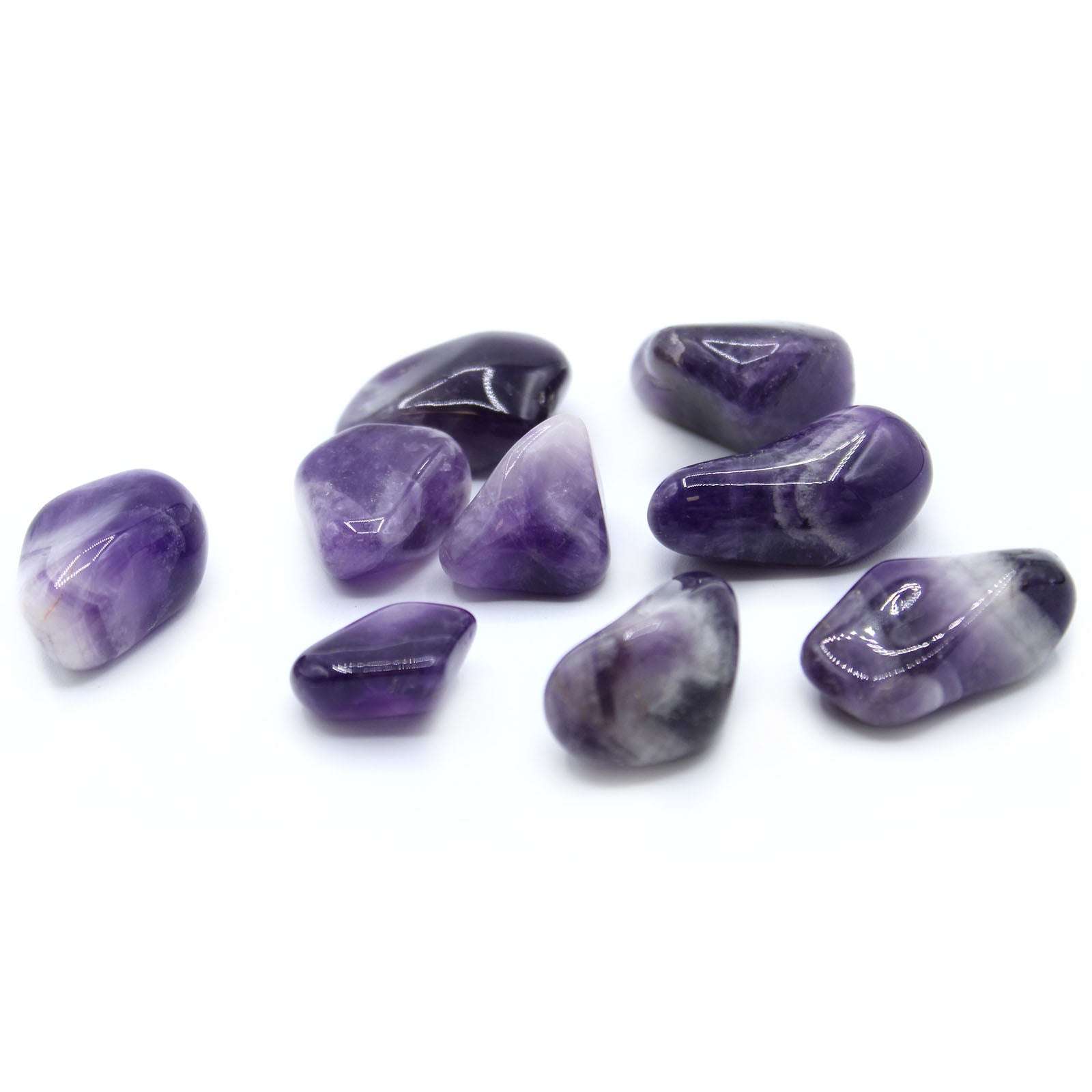 View L Tumble Stones Amethyst Banded information