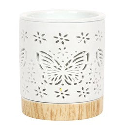 View Matte Ceramic Butterfly Oil Burner information