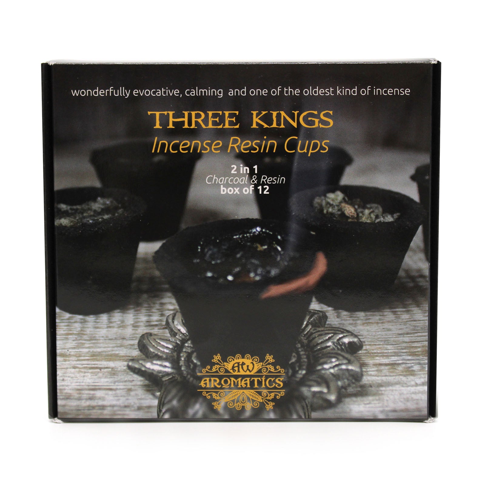 View Box of 12 Resin Cups Three Kings information
