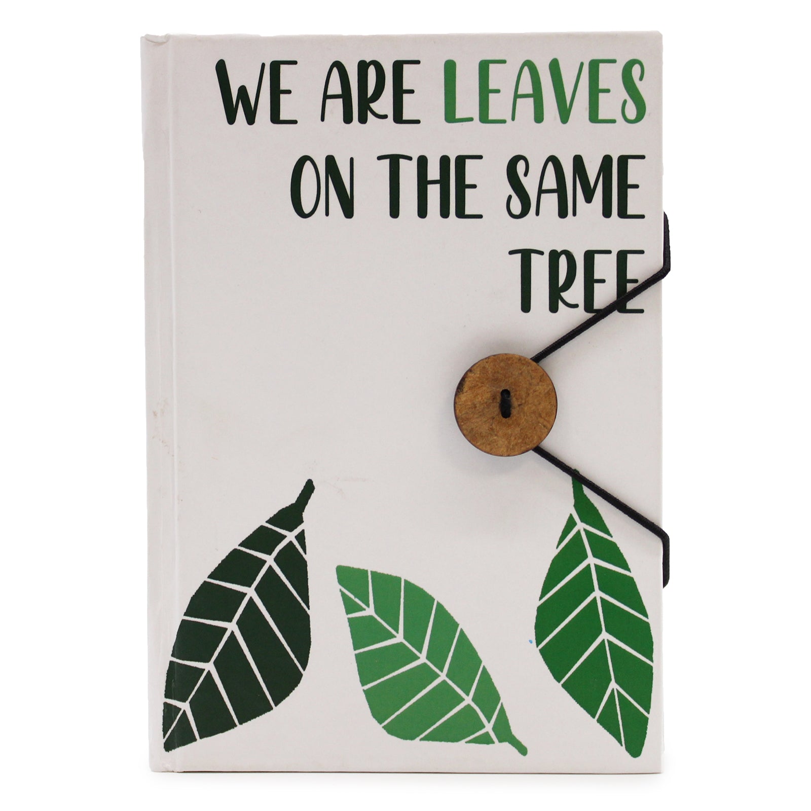 View Notebook with strap Leaves on the same tree information