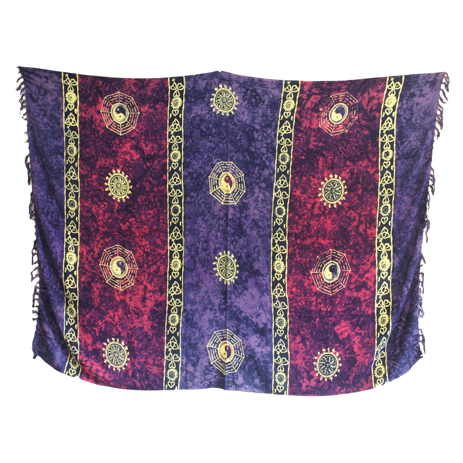 View Bali Celtic Sarongs Yin Yang Purple information