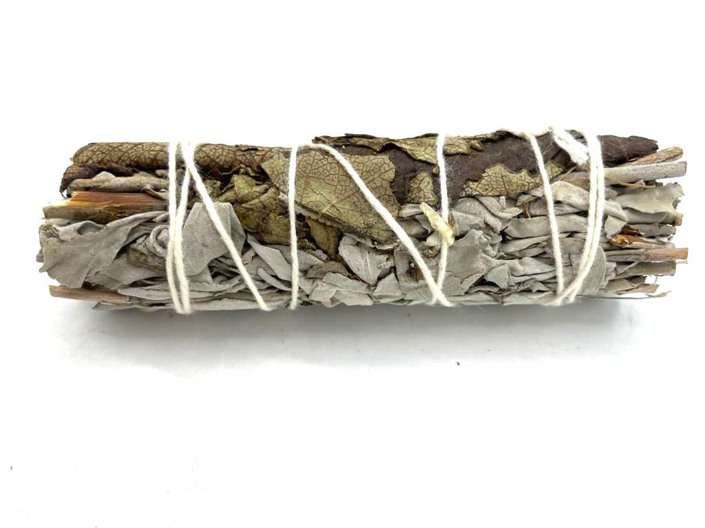 View Smudge Stick White Sage Black Sage 10cm information