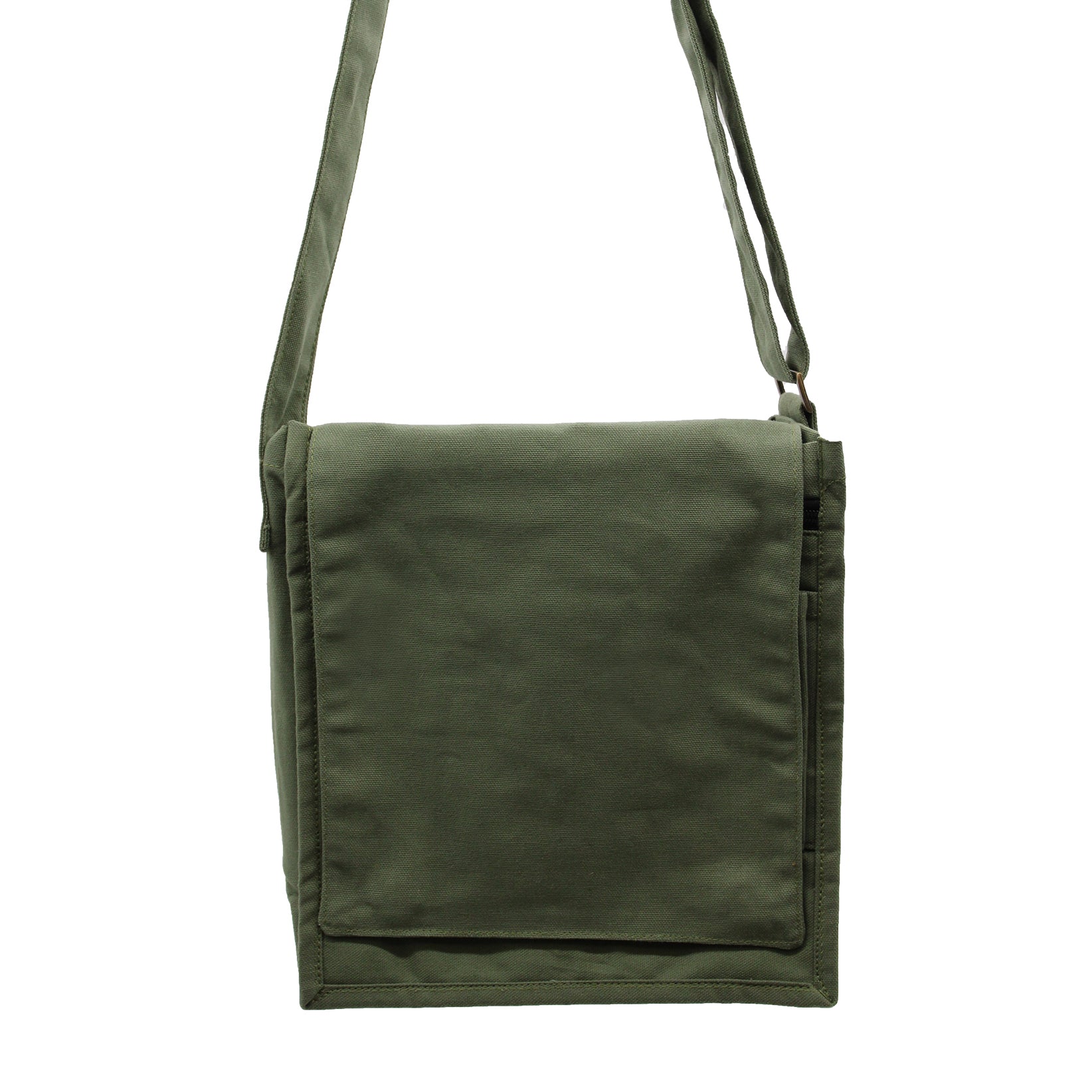 View Cotton Canvas Messenger Bag Green information