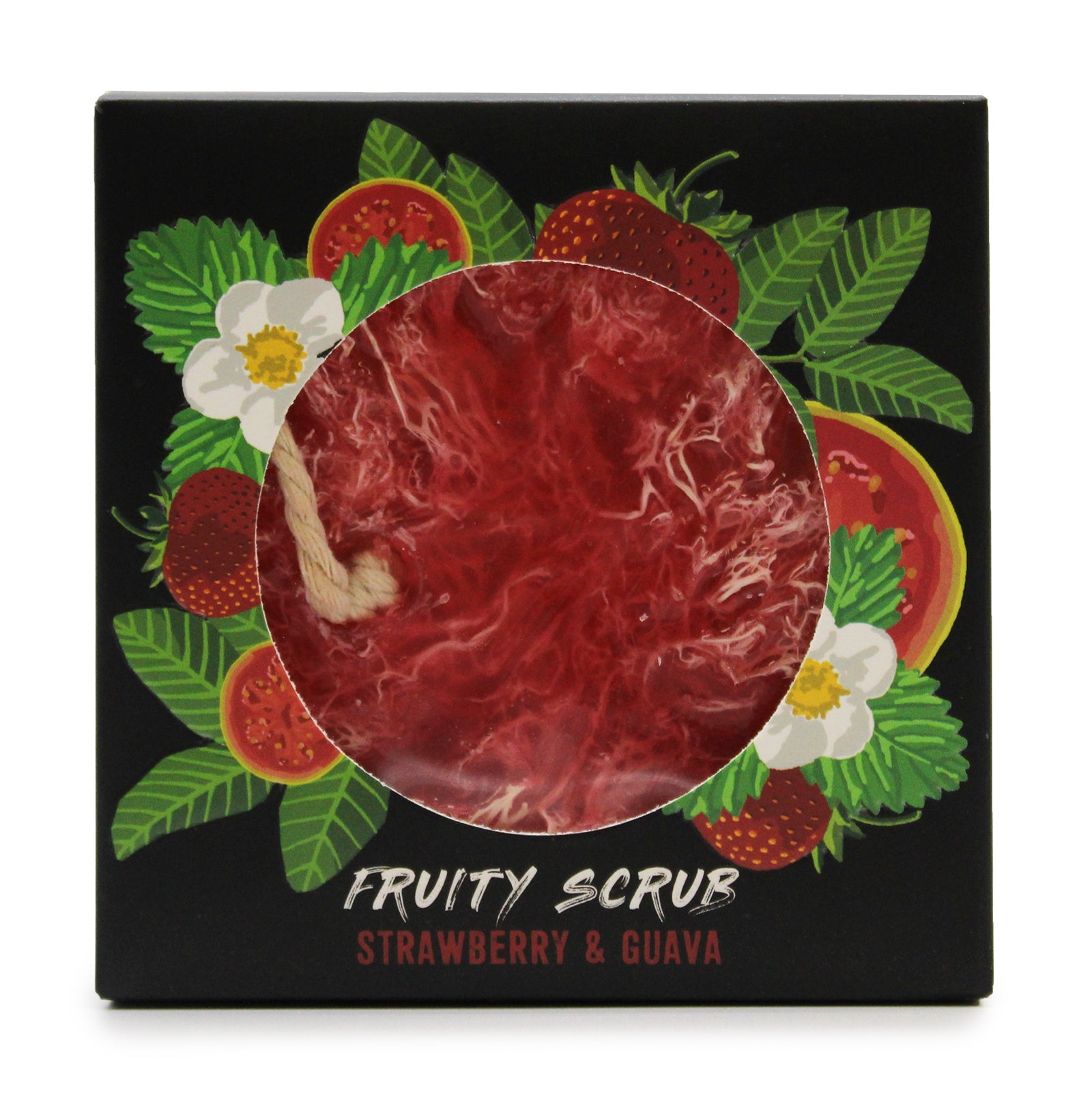 View Fruity Scrub Soap on a Rope Strawberry Guava information