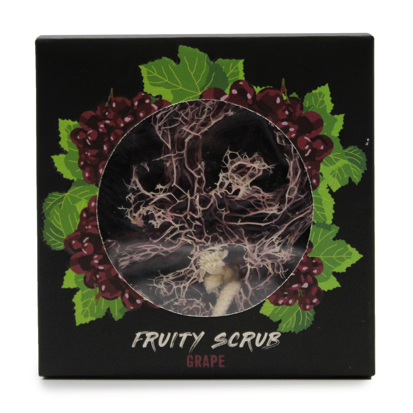 View Fruity Scrub Soap on a Rope Purple Grape information