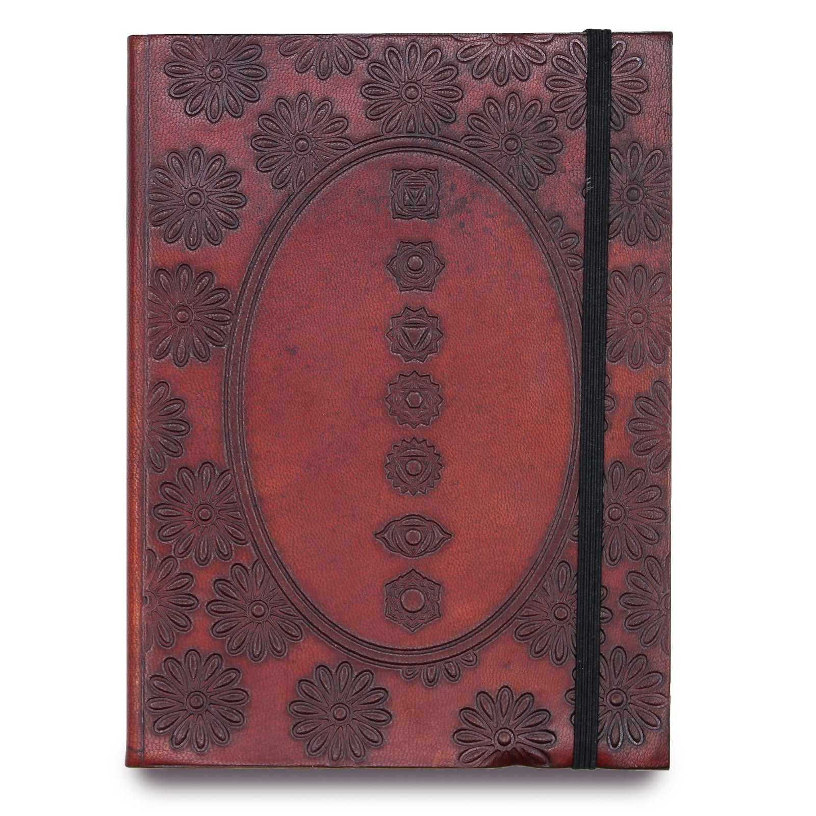 View Small Notebook with strap Chakra Mandala information