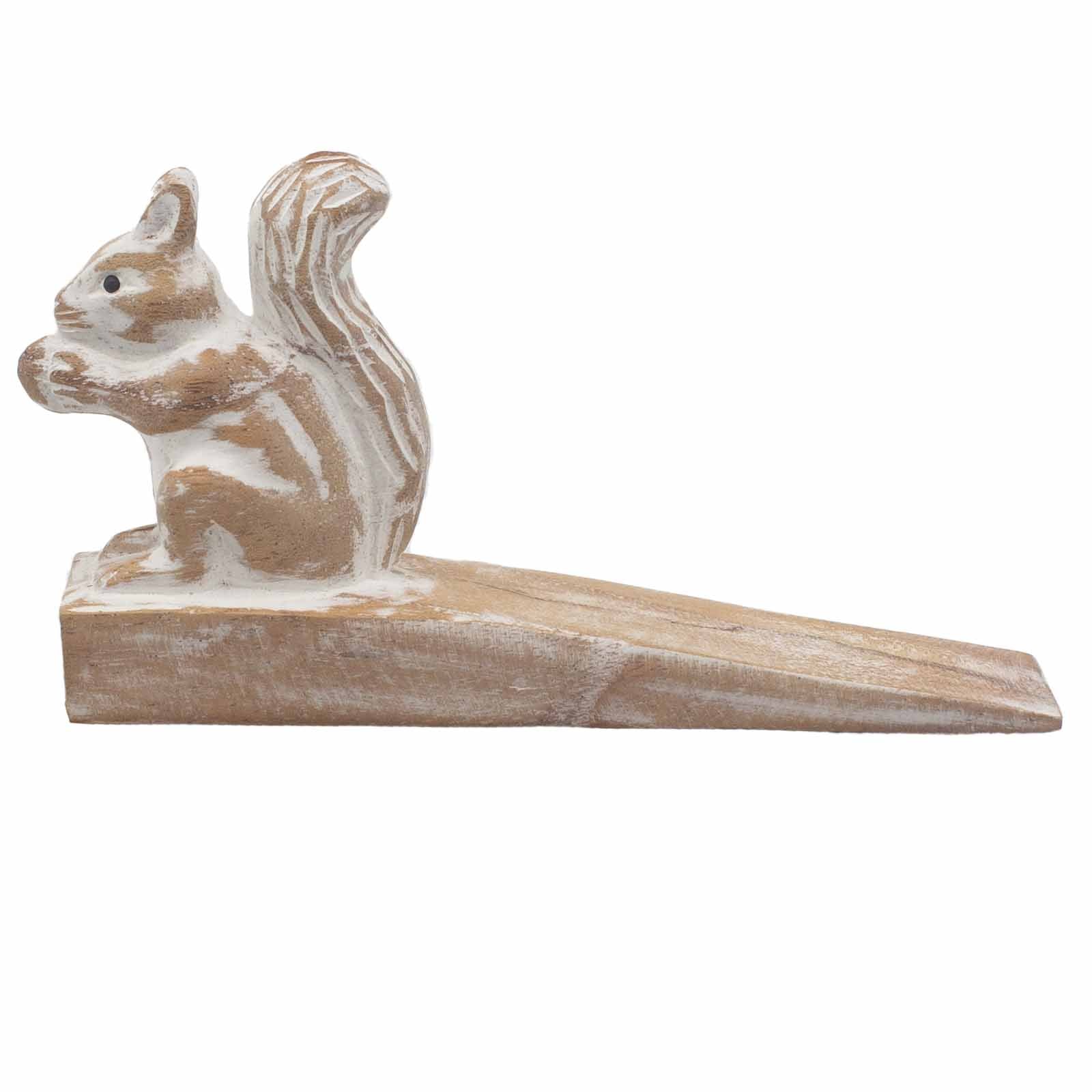 View Hand carved Doorstop Squirrel information