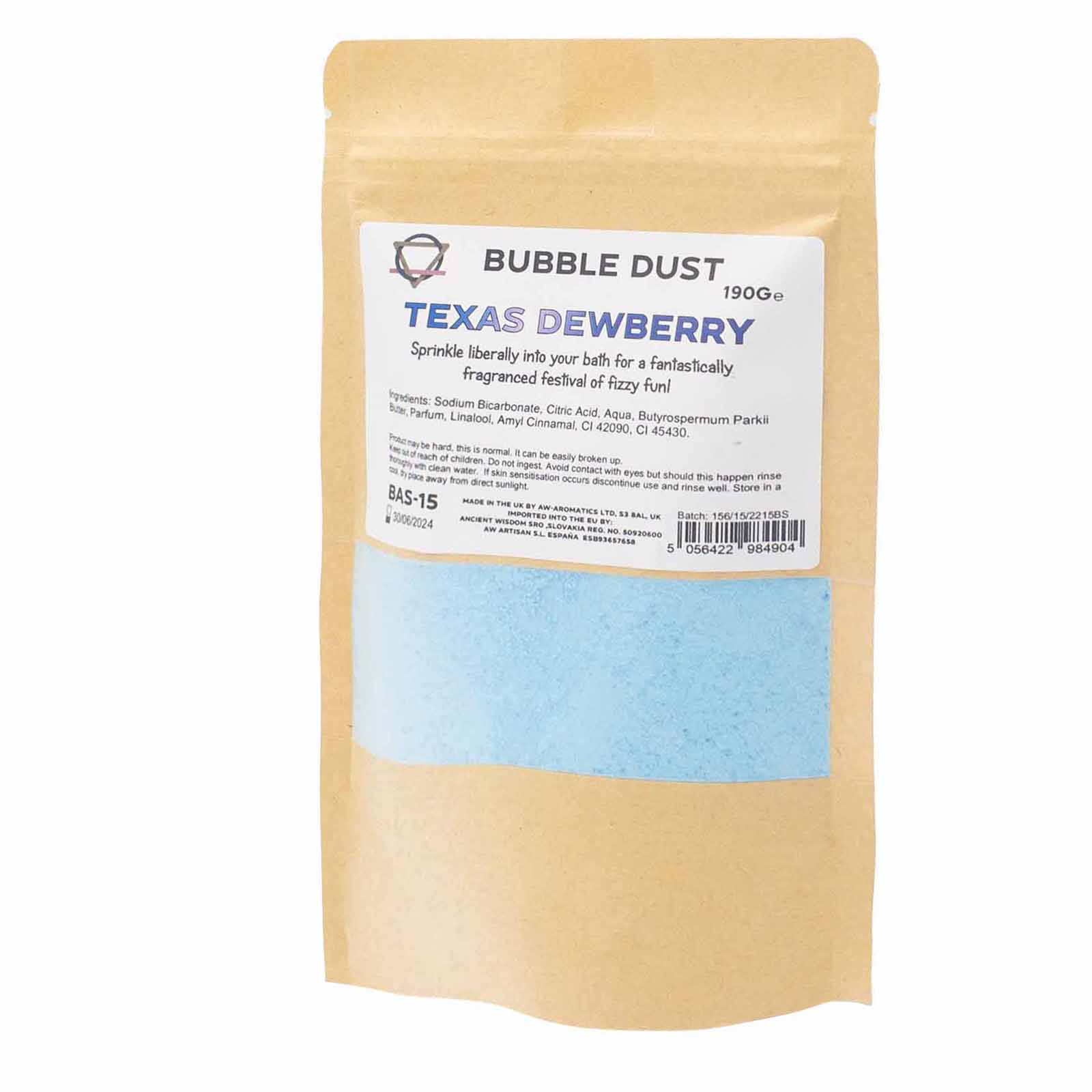View Texas Dewberry Bath Dust 190g information