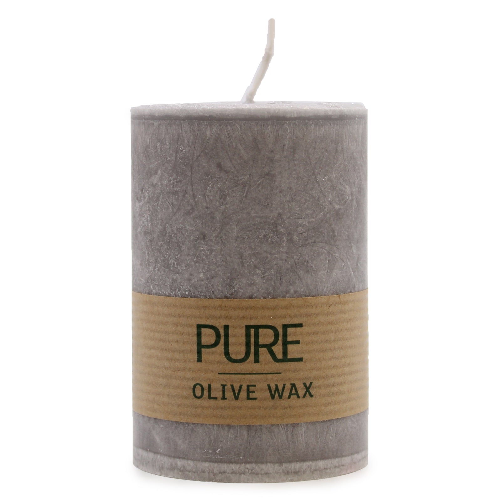 View Pure Olive Wax Candle 90x60 Grey information