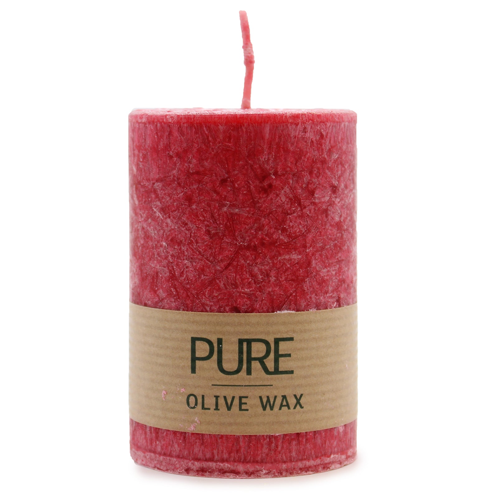 View Pure Olive Wax Candle 90x60 Red information