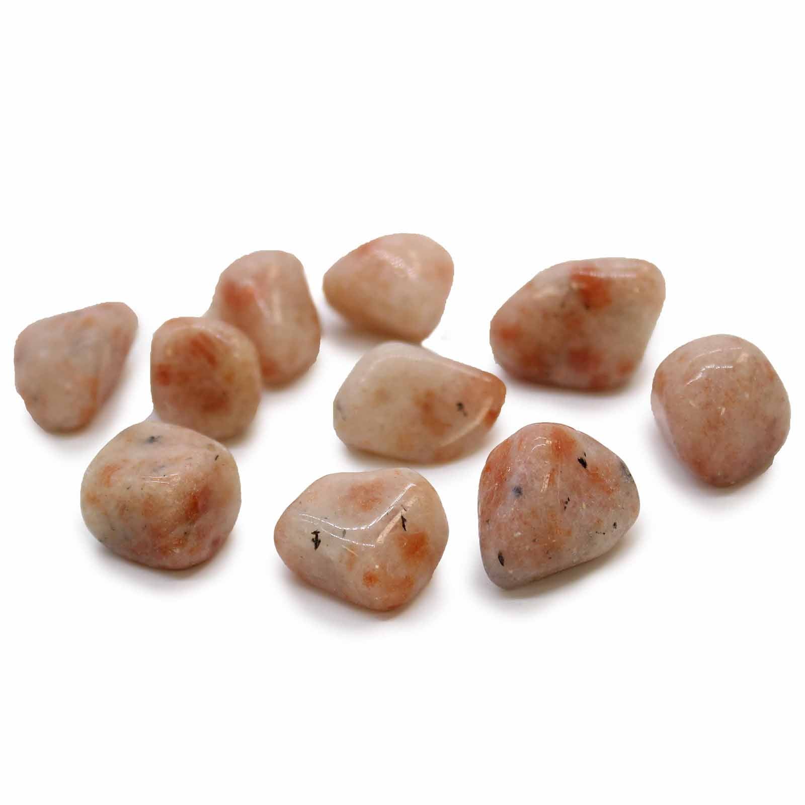 View L Tumble Stones Sunstone information