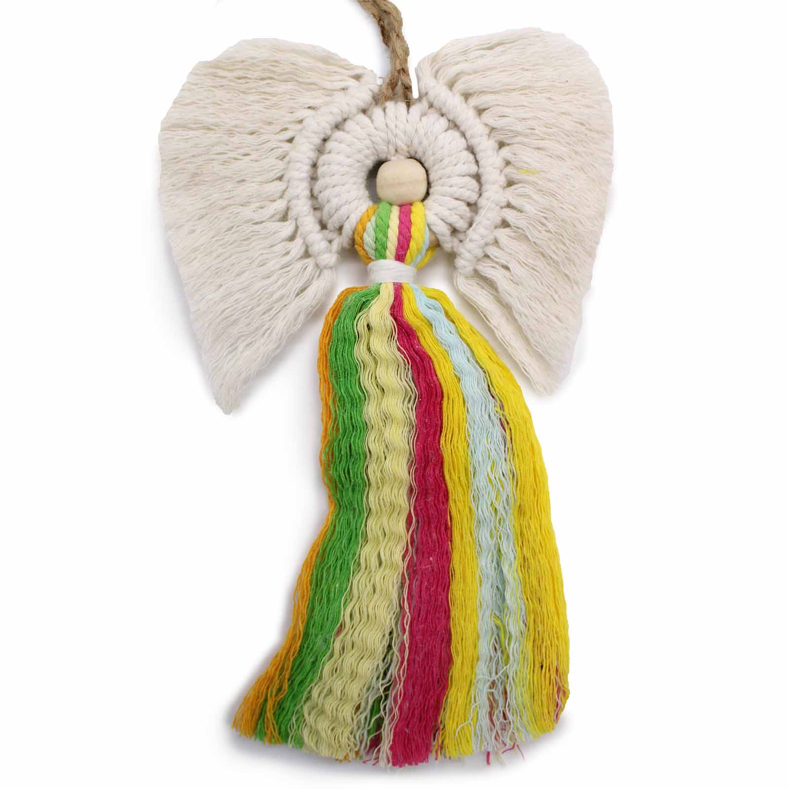 View Macrame Angel Rainbow information