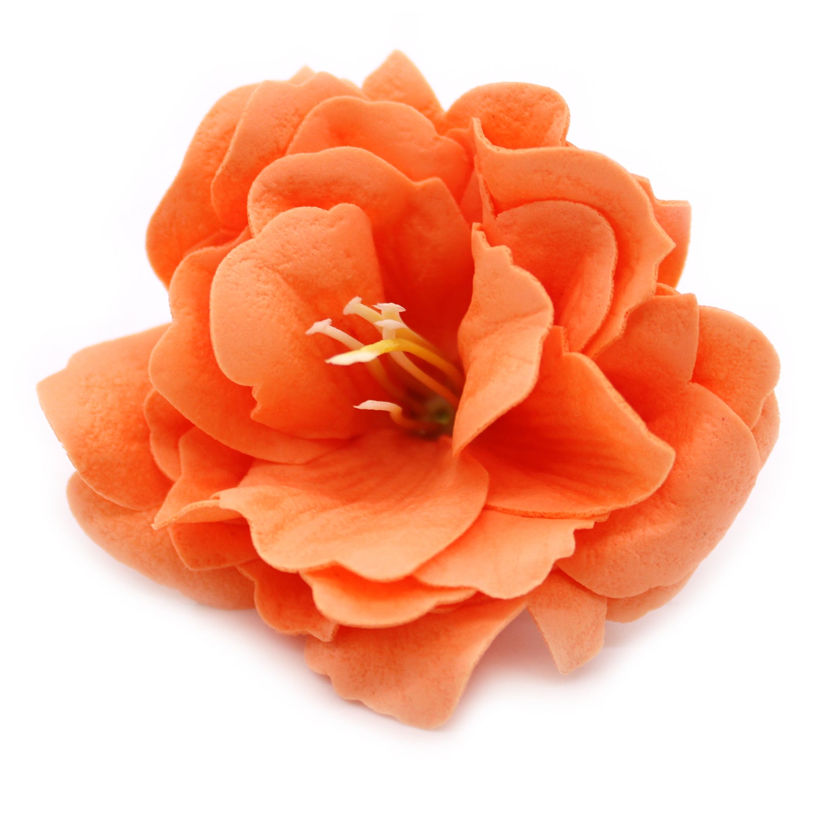View Craft Soap Flower Small Peony Orange information