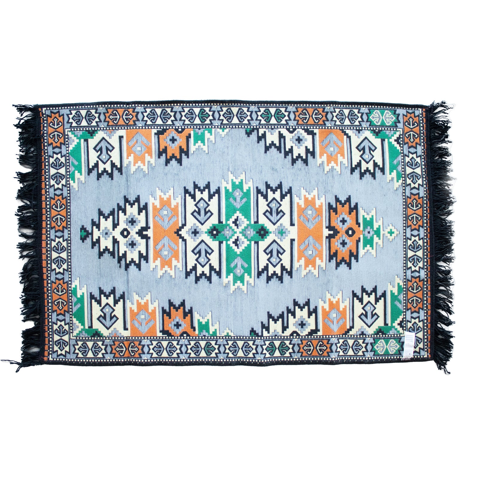 View Kilim Rug 125x80 cm Charcoal information