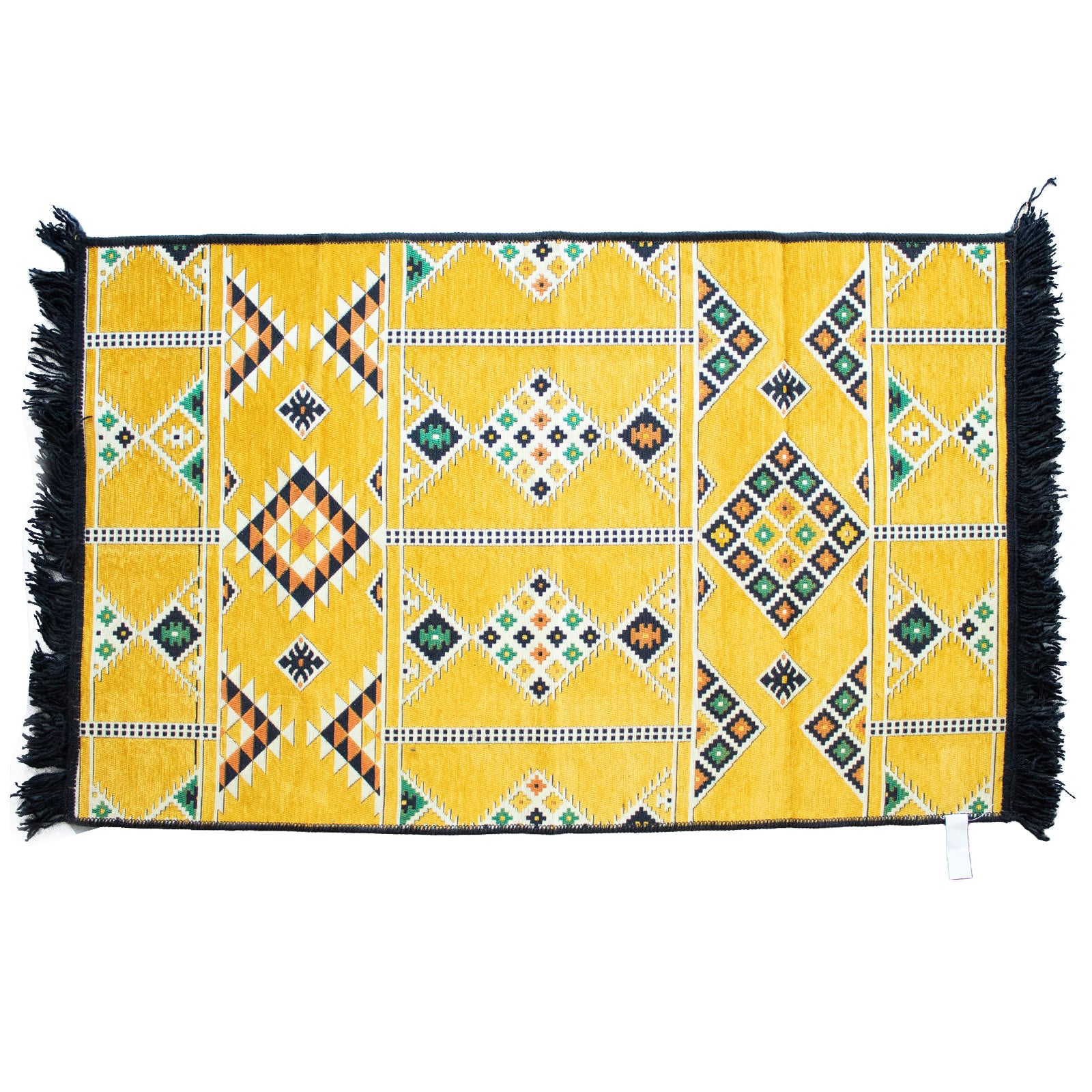 View Kilim Rug 125x80 cm Yellow information