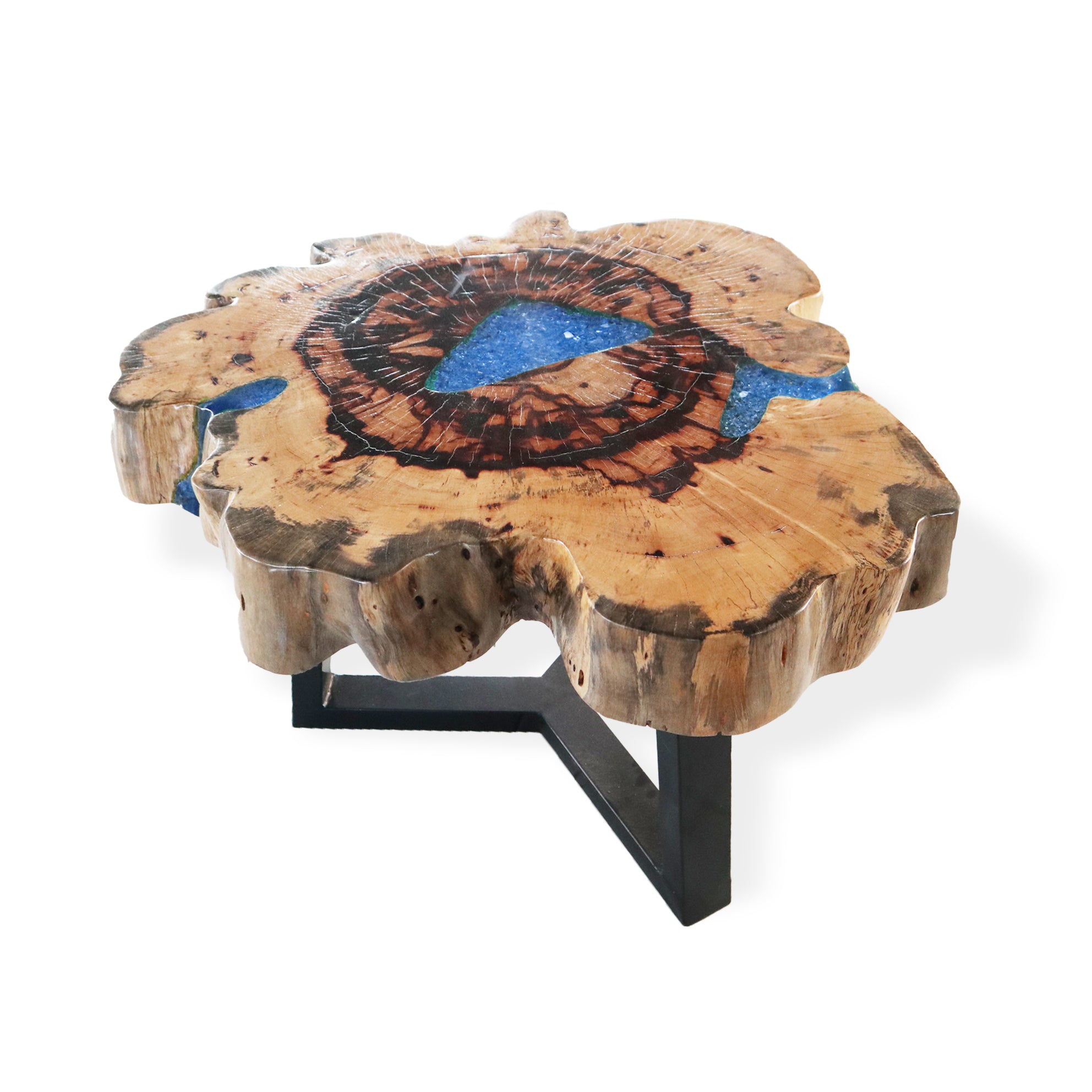 View Tamarind and Resin Coffee Table Sky Blue information