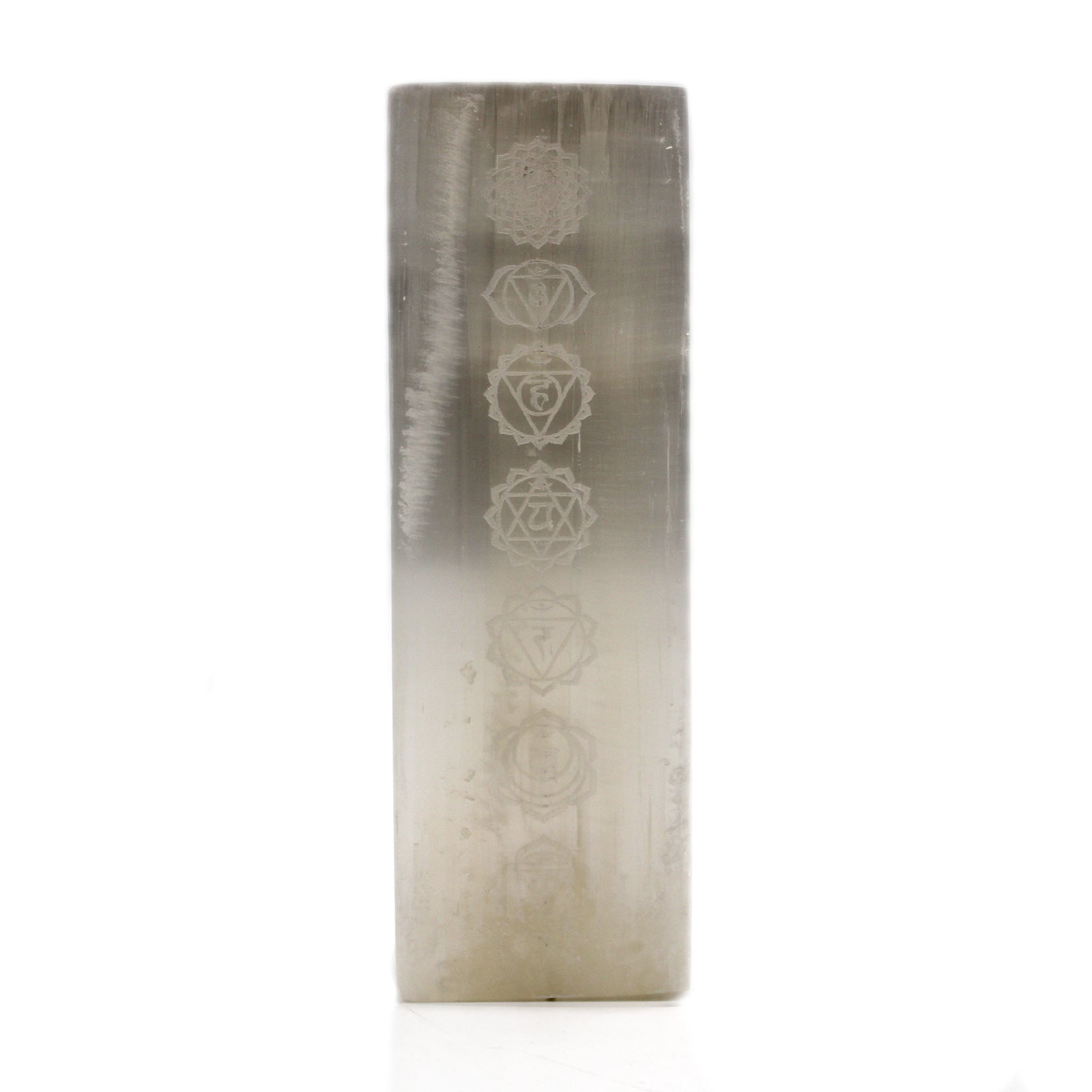 View Selenite Block Lamp 25cm Chakra Lamp information