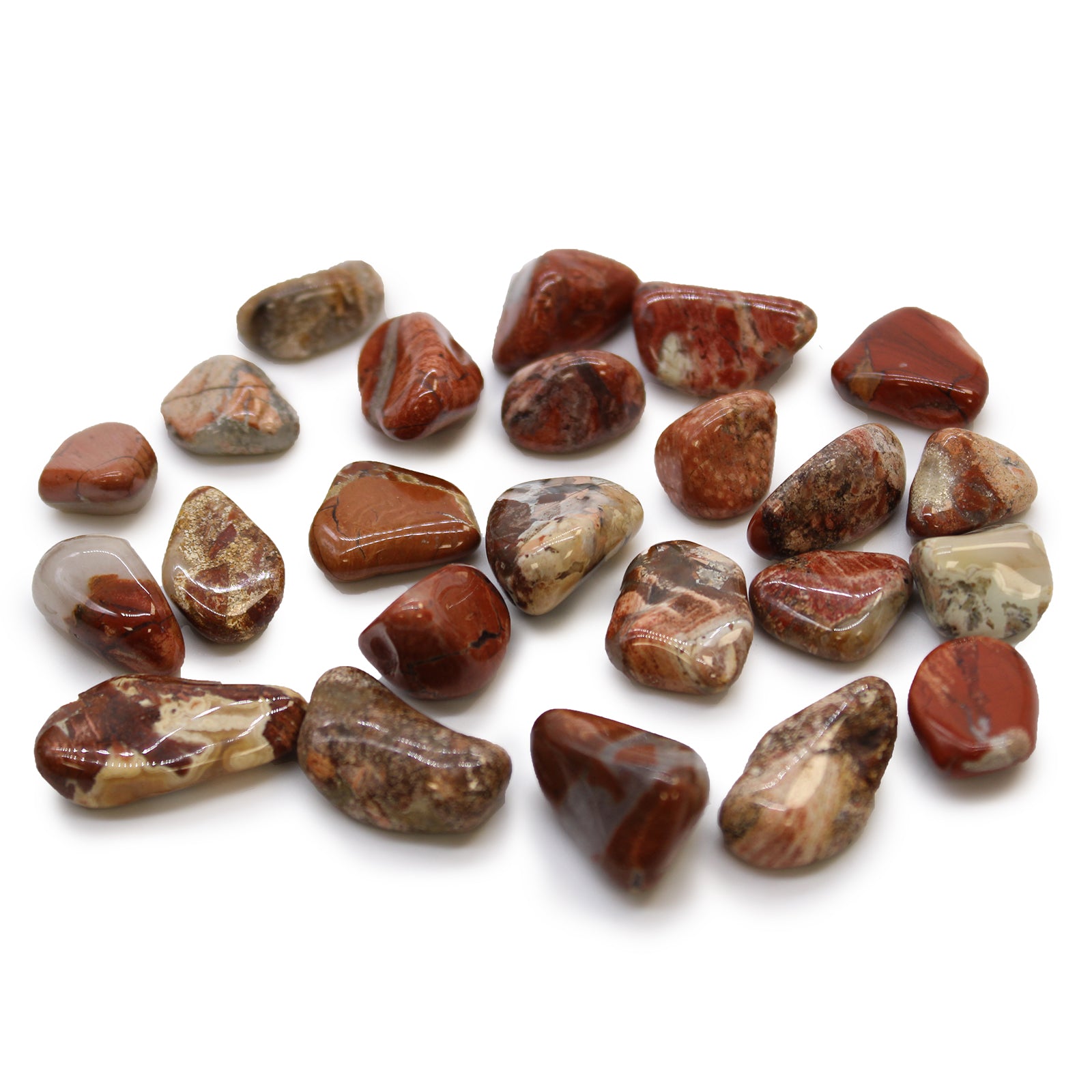 View Small African Tumble Stones Light Jasper Brecciated information