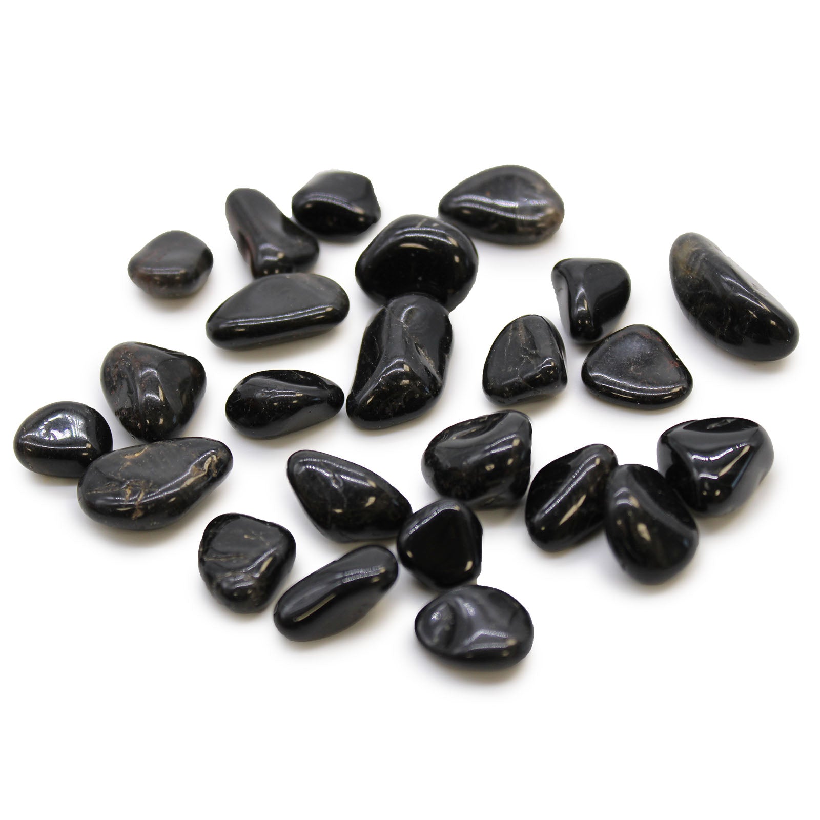 View Small African Tumble Stones Black Onyx information