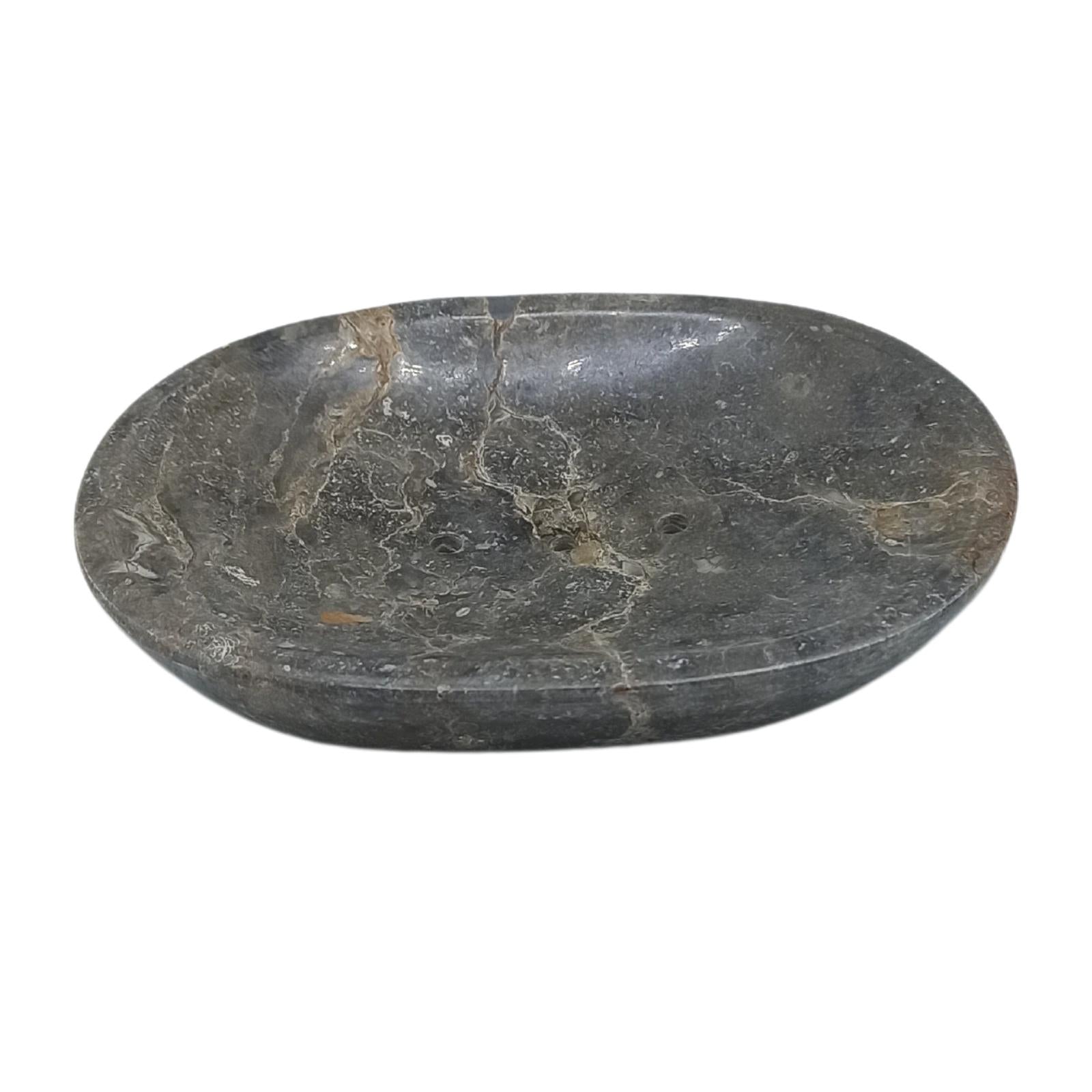 View Classic Oval Grey Marble Soap Dish information
