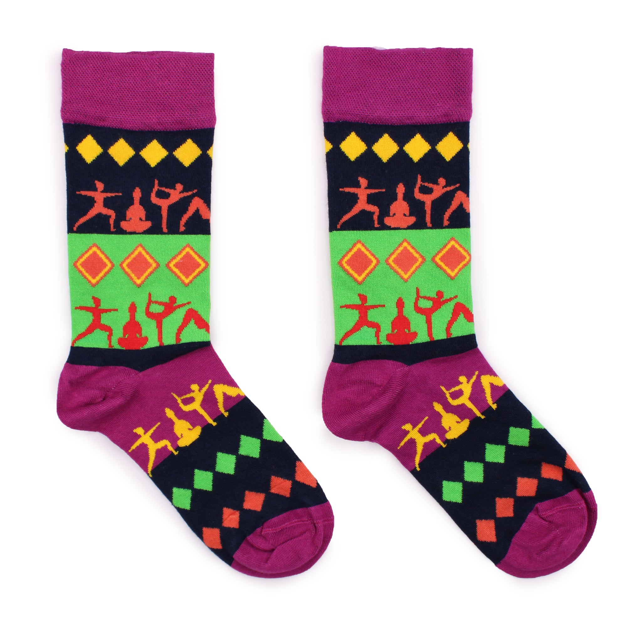 View Hop Hare Bamboo Socks ML Yoga Poses information