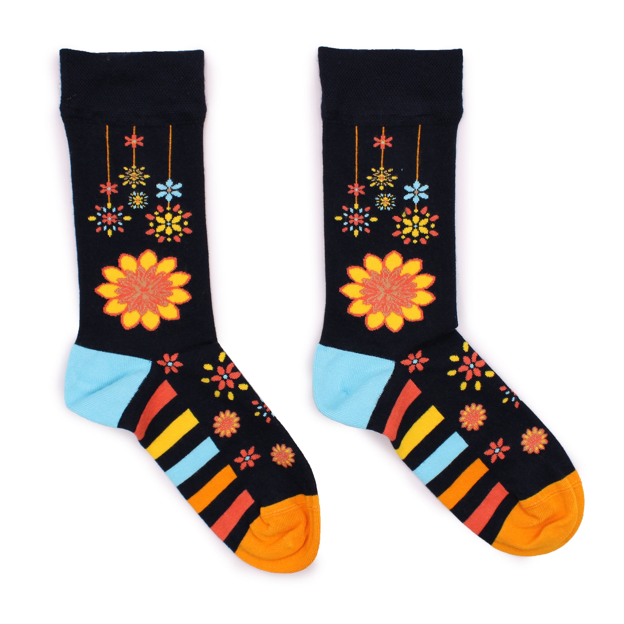 View Hop Hare Bamboo Socks ML Mandala Flowers information