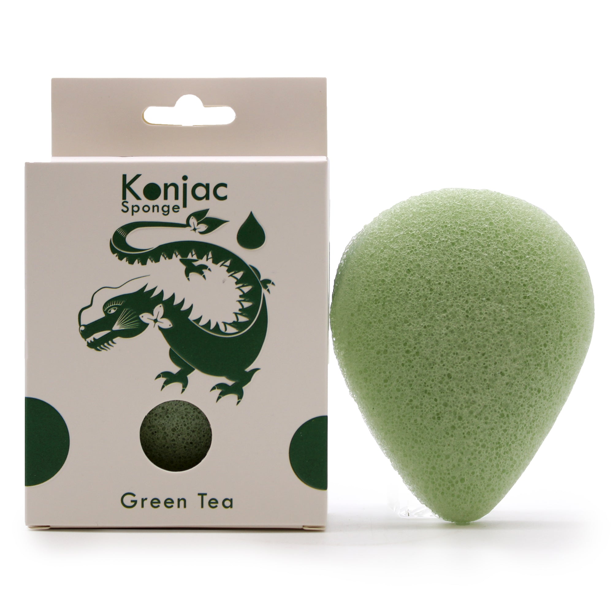 View Teardrop Konjac Sponge Green Tea Protective information