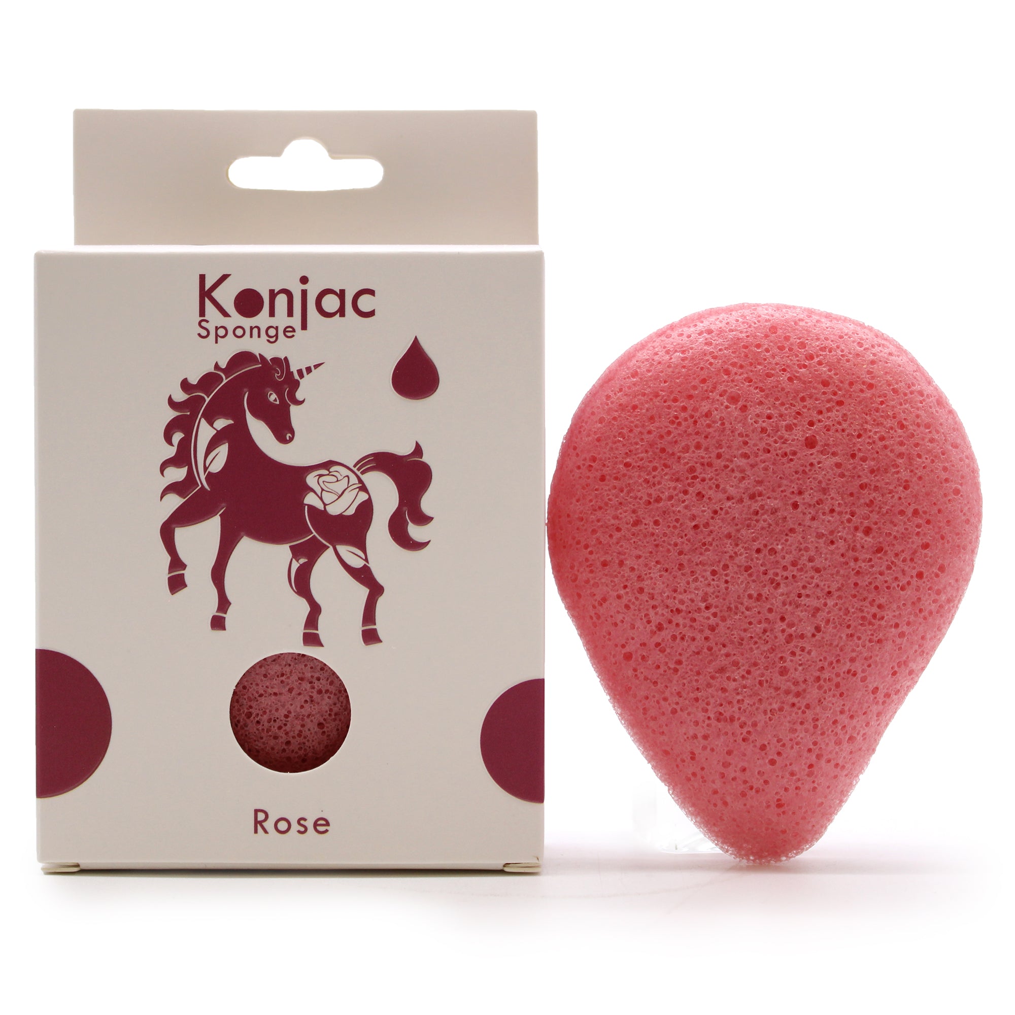 View Teardrop Konjac Sponge Rose Antiaging information