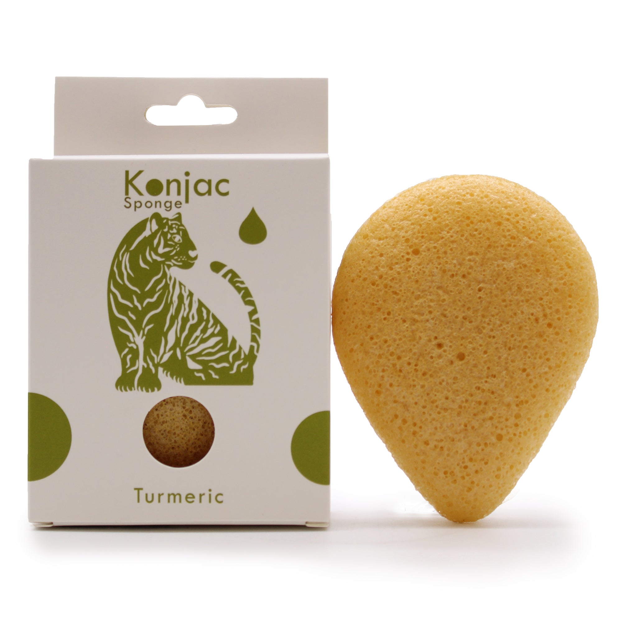 View Teardrop Konjac Sponge Turmeric Antiwrinkle information