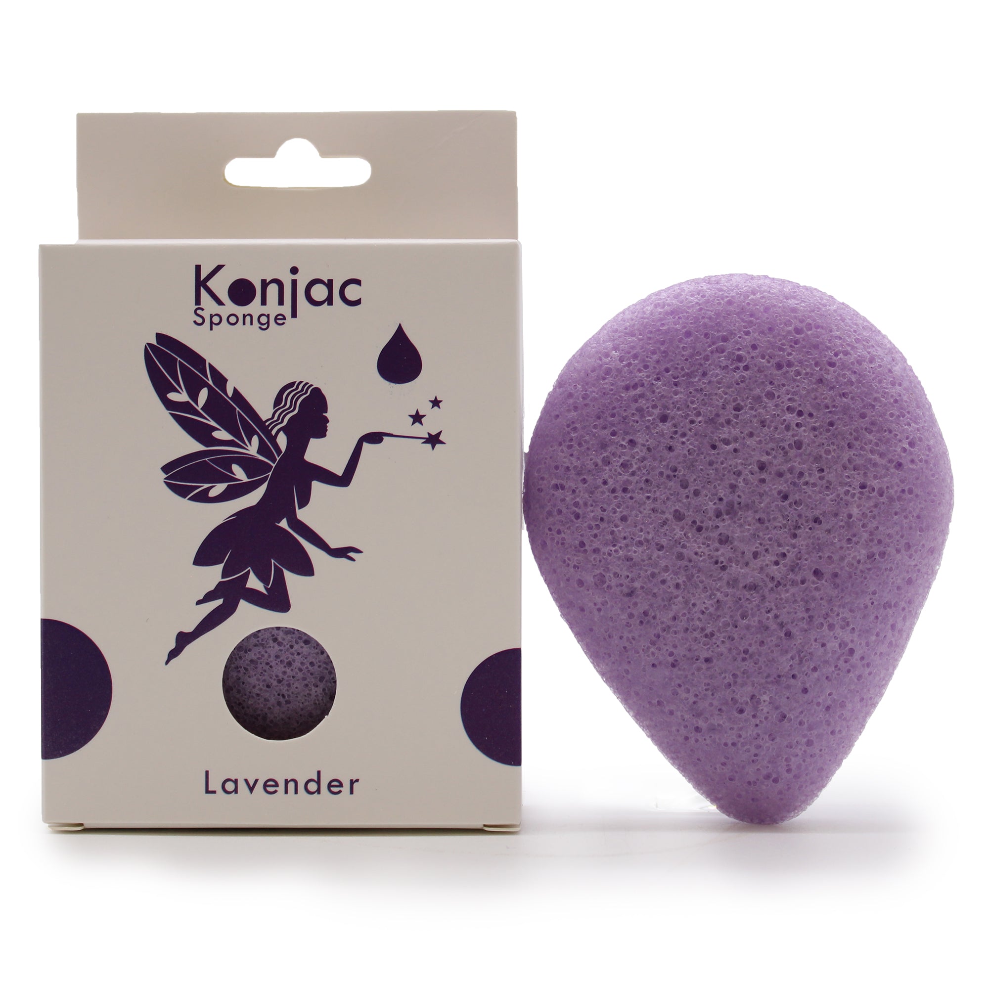 View Teardrop Konjac Sponge Lavender Calming information