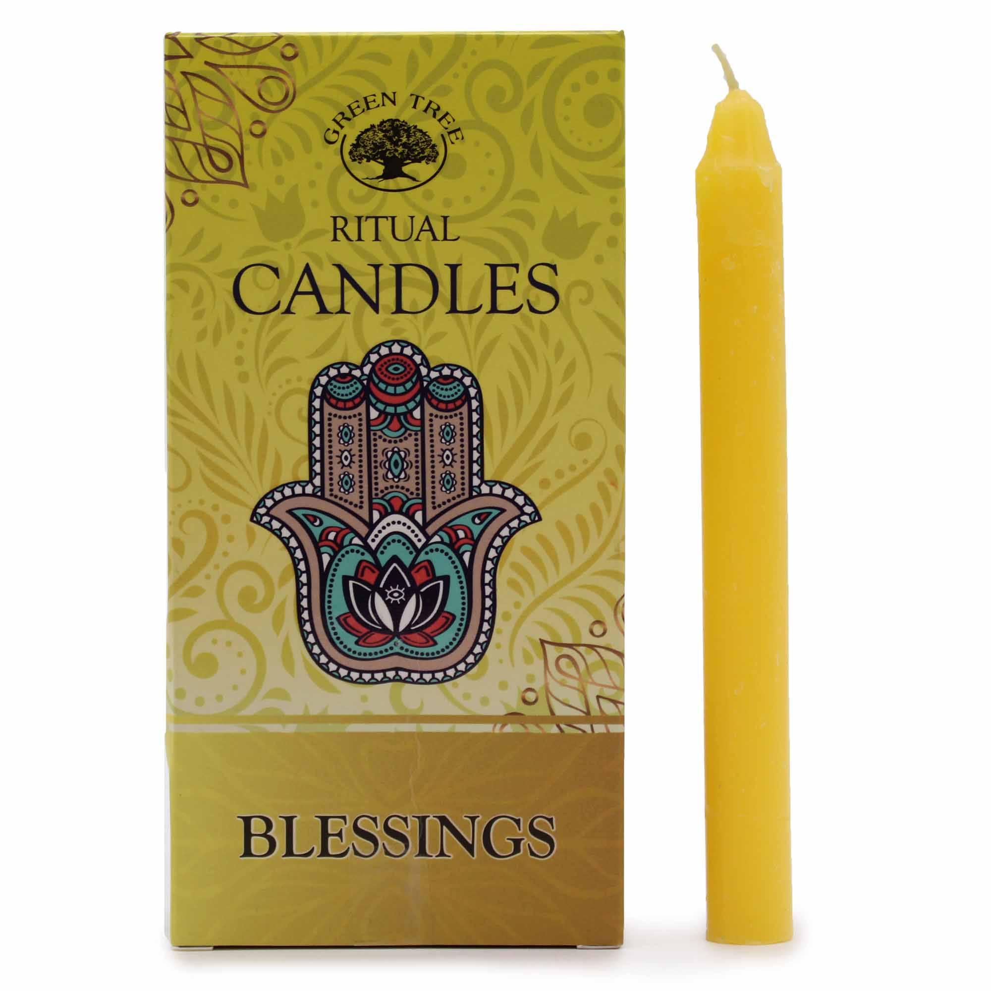 View Set of 10 Spell Candles Blessings information