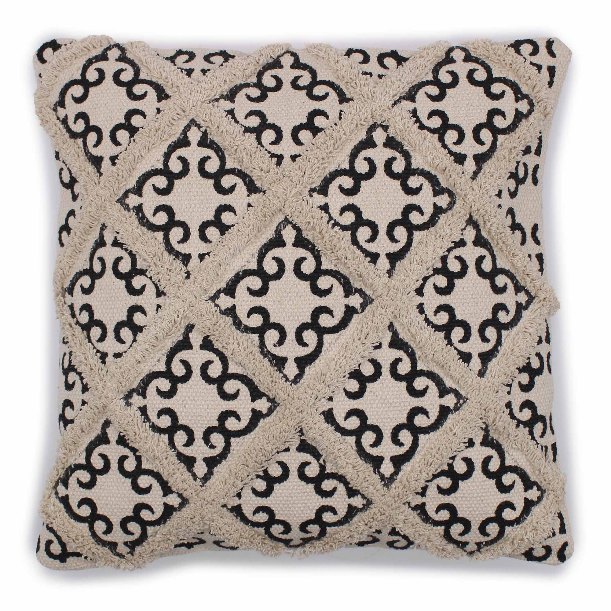 View Classic Cushion Cover Lux CrissCross Print 45x45cm information