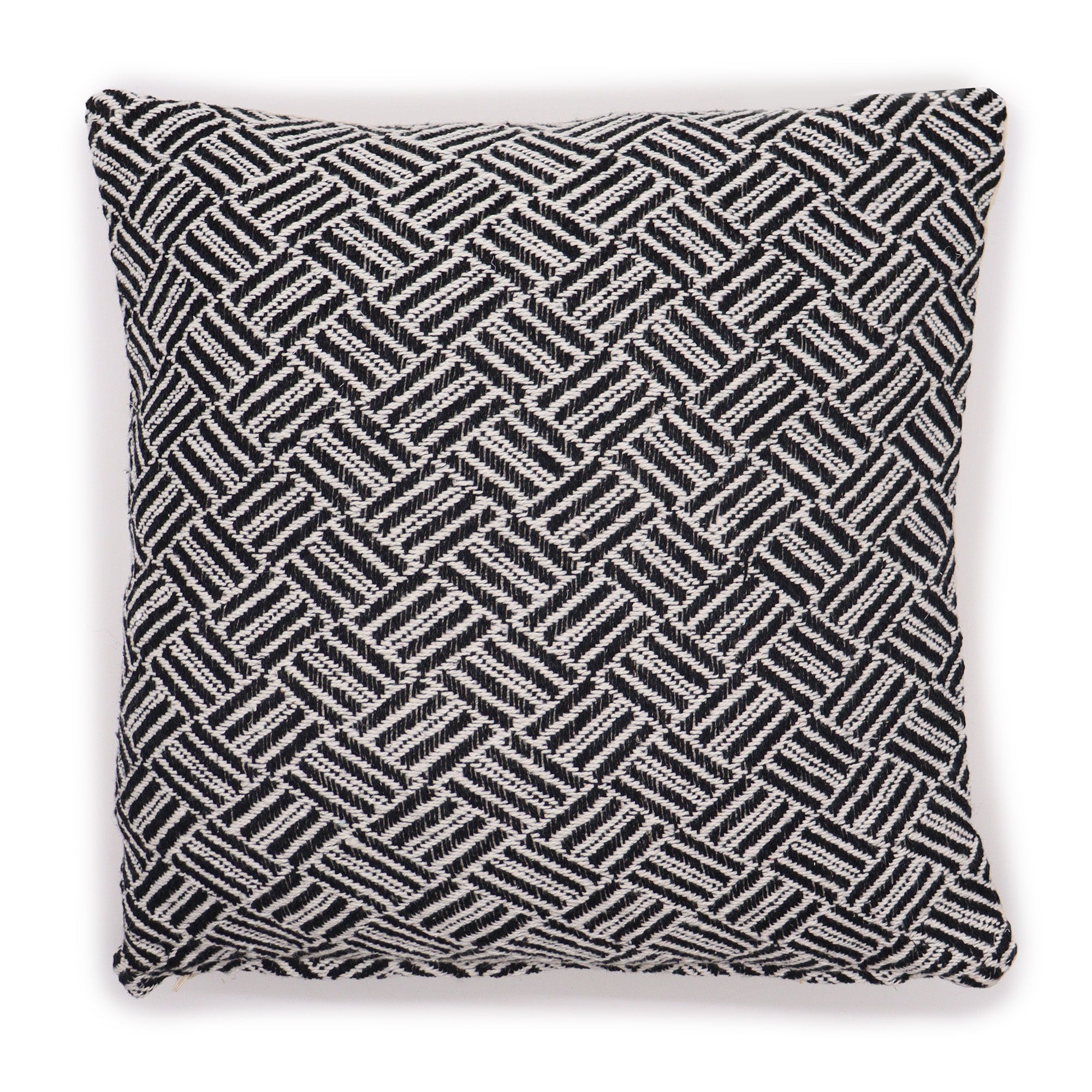 View Classic Cushion Cover CrissCross Black 40x40cm information