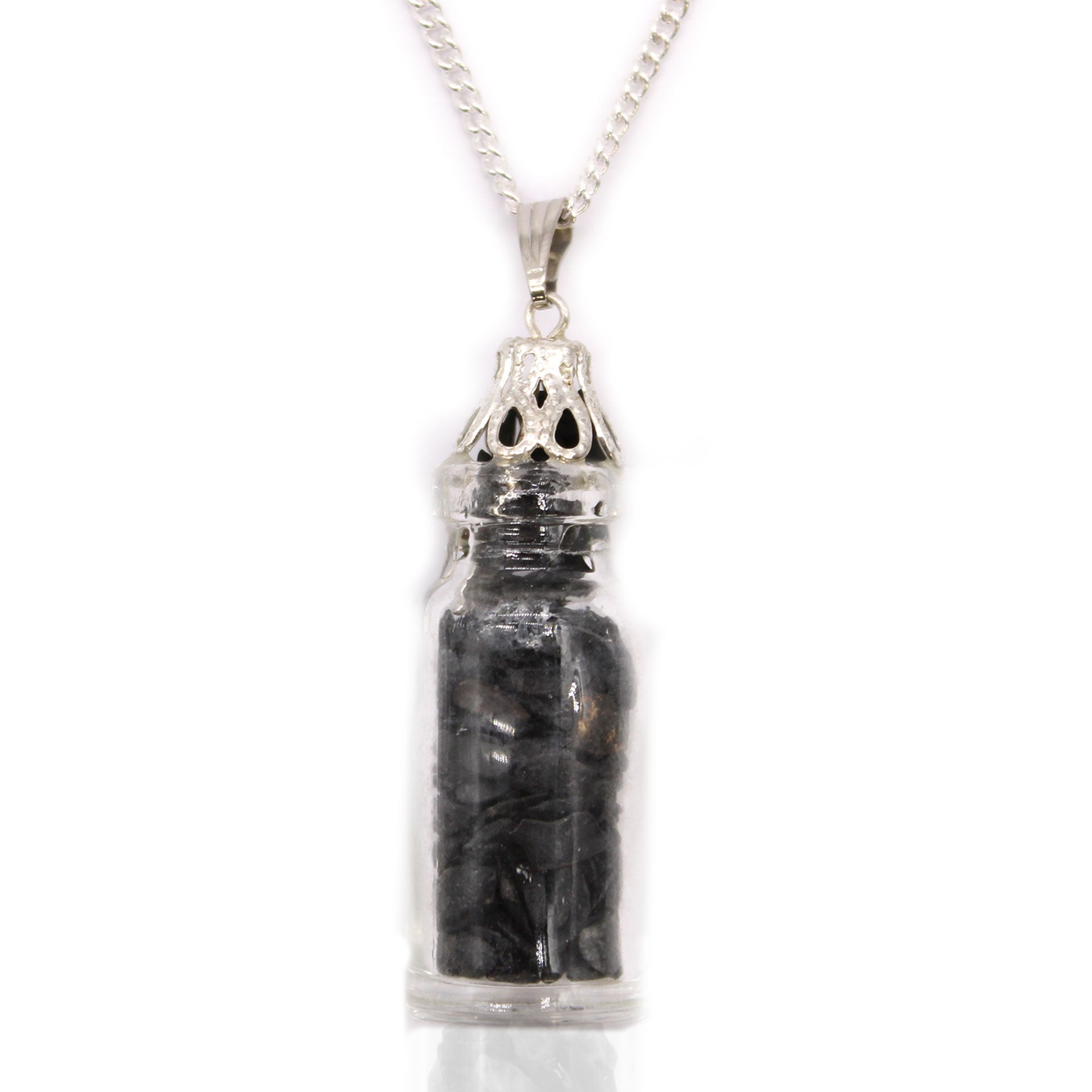 View Bottled Gemstones Necklace Black Onyx information