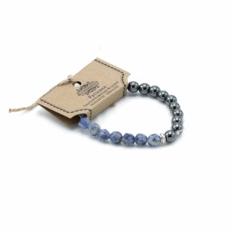 View Faceted Gemstone Bracelet Magnetic Sodalite information