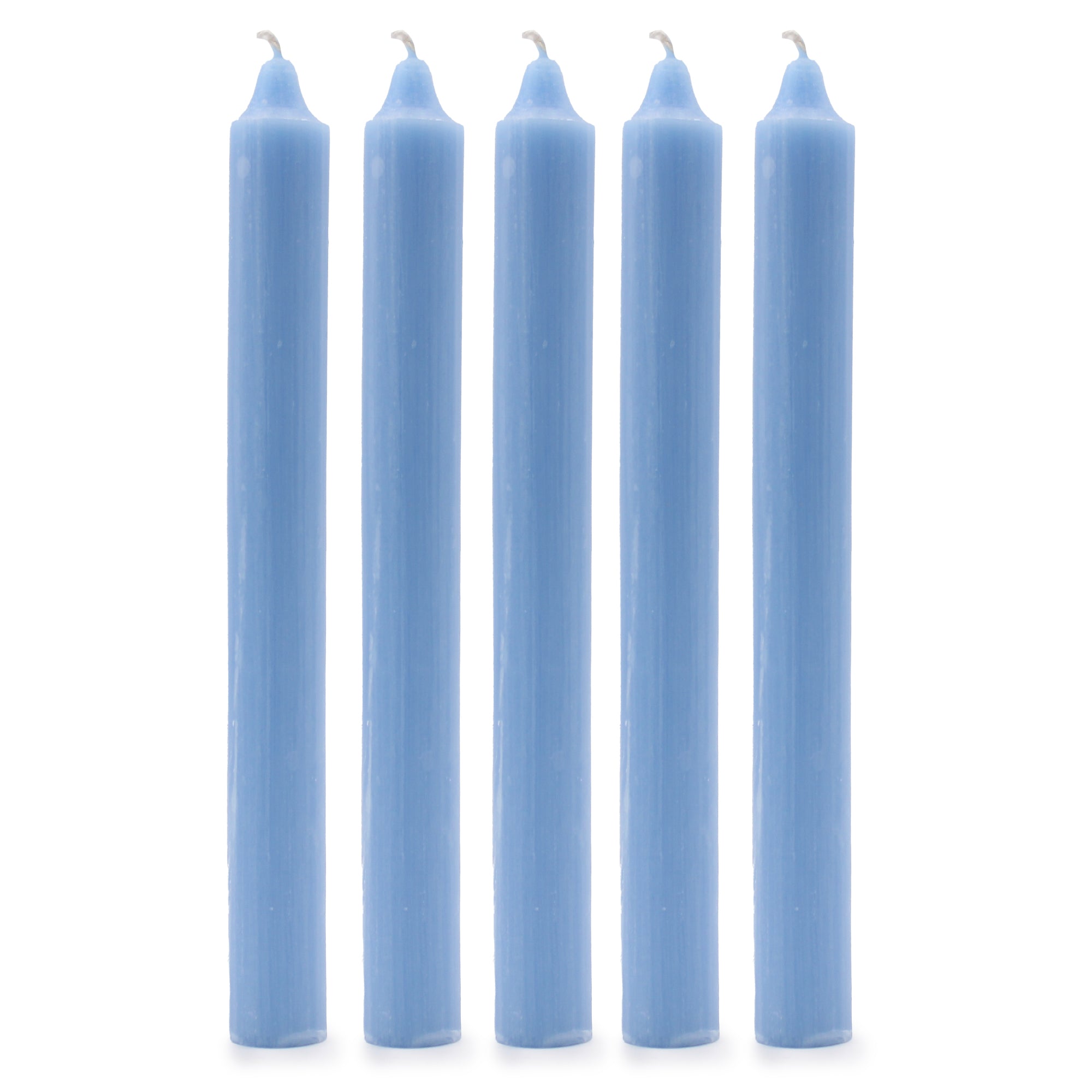 View Solid Colour Dinner Candles Rustic Sea Blue Pack of 5 information