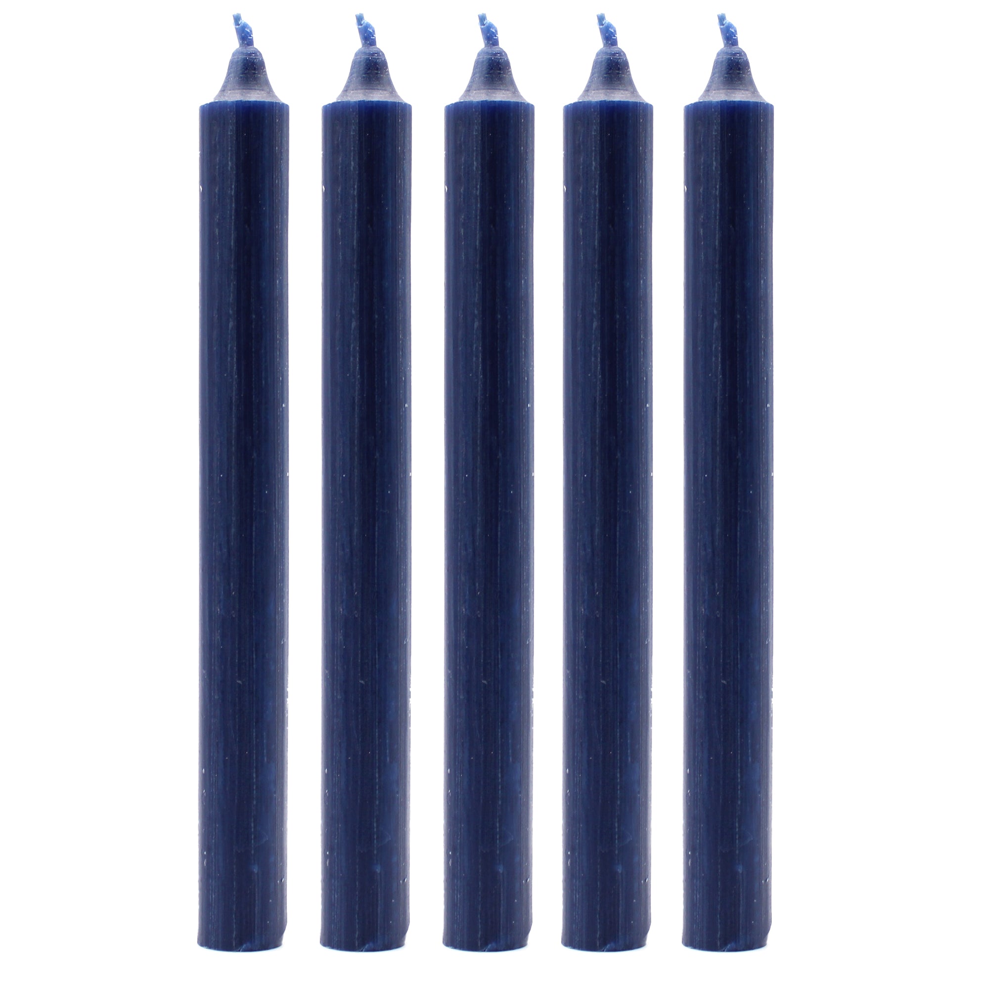 View Solid Colour Dinner Candles Rustic Navy Pack of 5 information