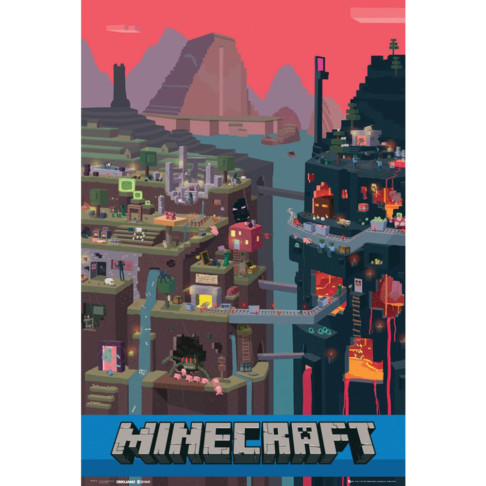 View Minecraft Poster World 85 information