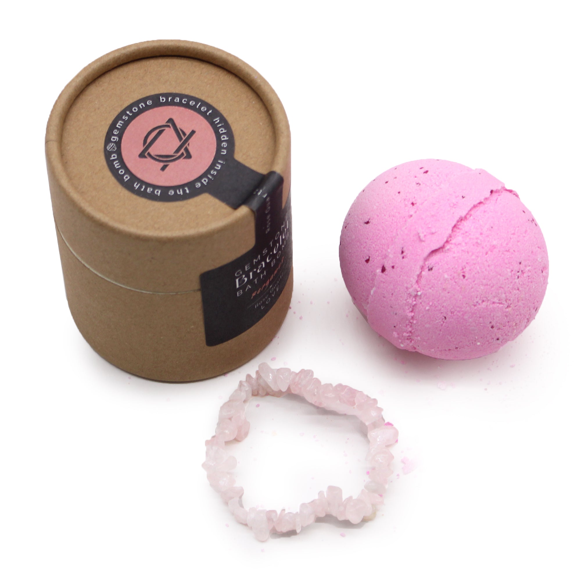 View Rose Quartz Gem Bracelet Bath Bomb information