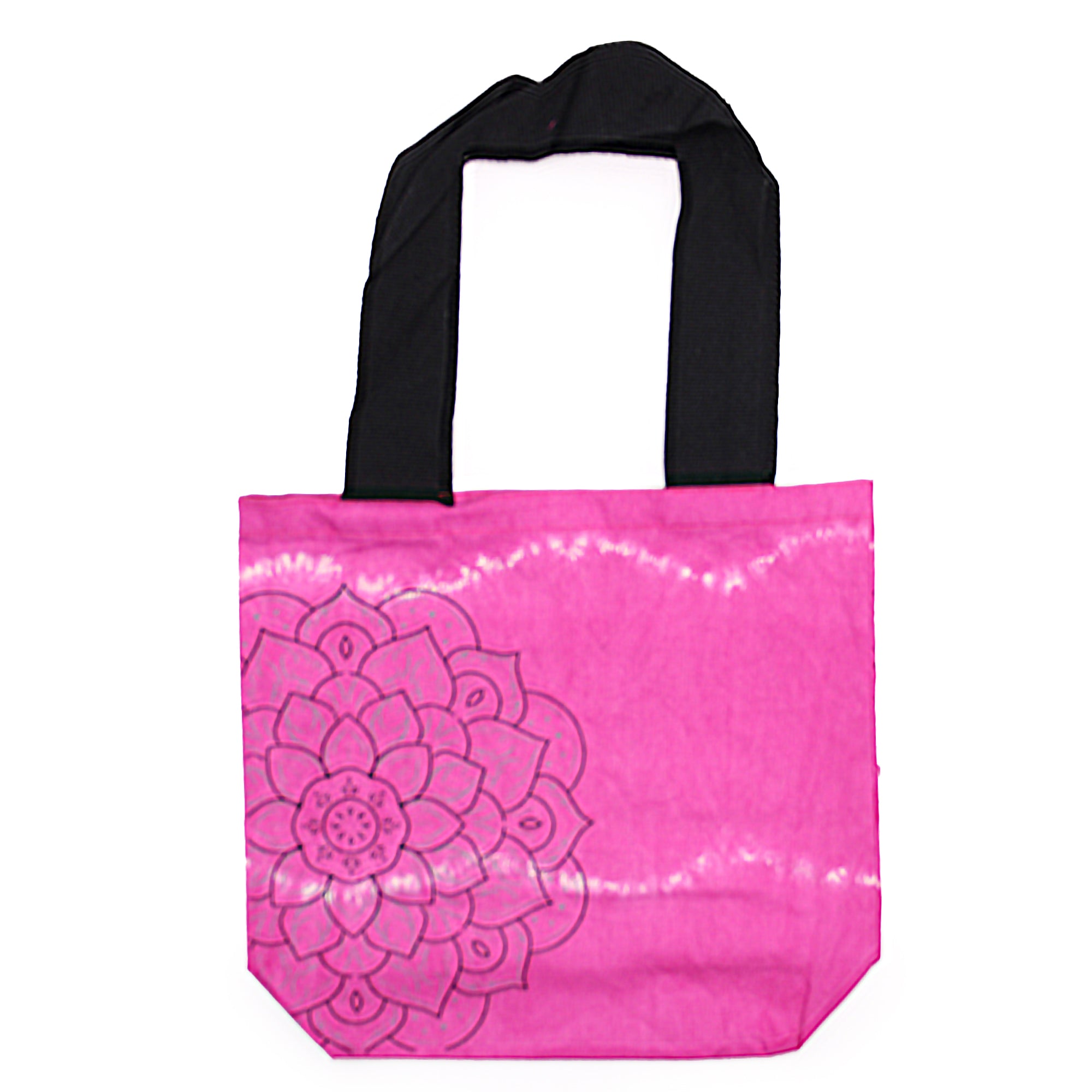 View TyeDye Cotton Bag 6oz 38x42x12cm Mandela Magento Black Handle information