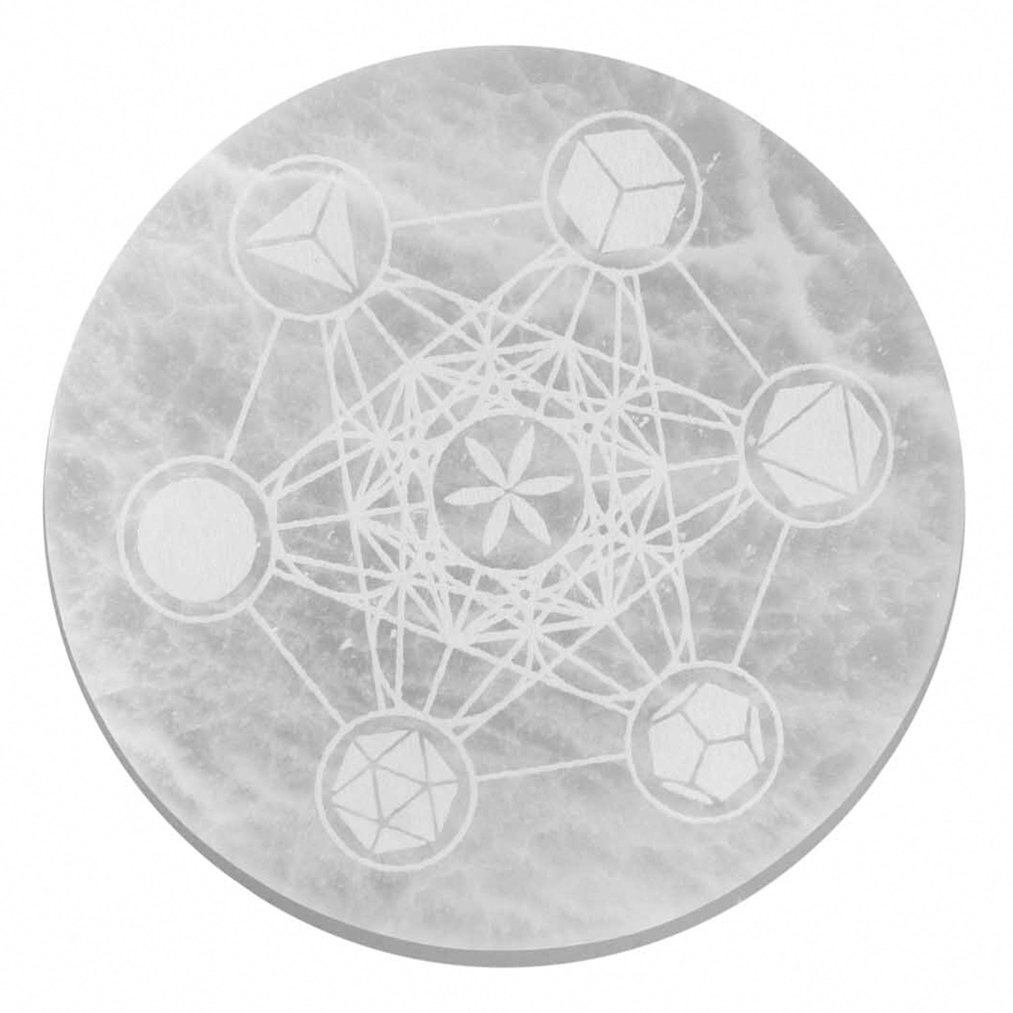 View Large Charging Plate 18cm Sacred Geometry information