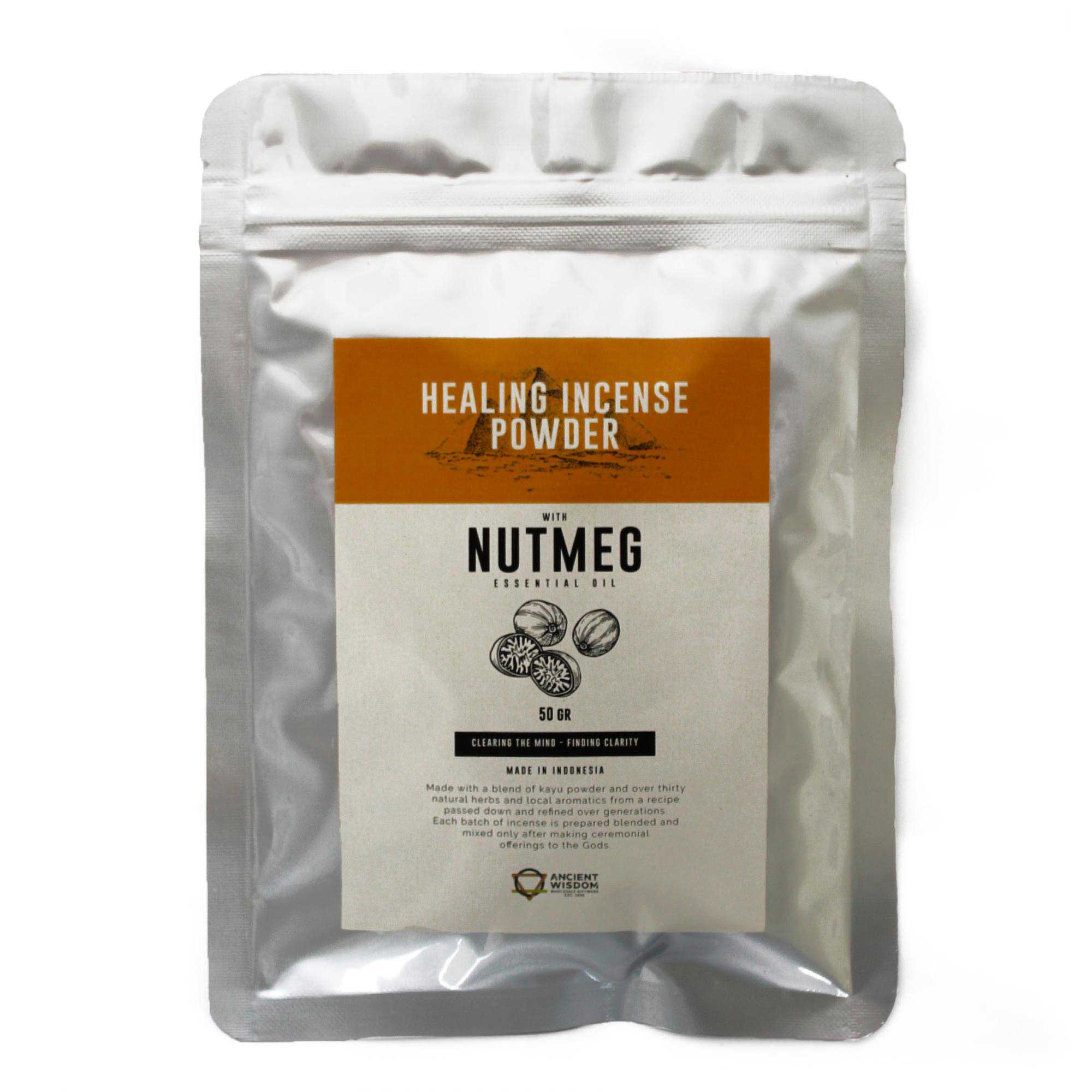 View Healing Incense Powder Nutmeg 50gm information