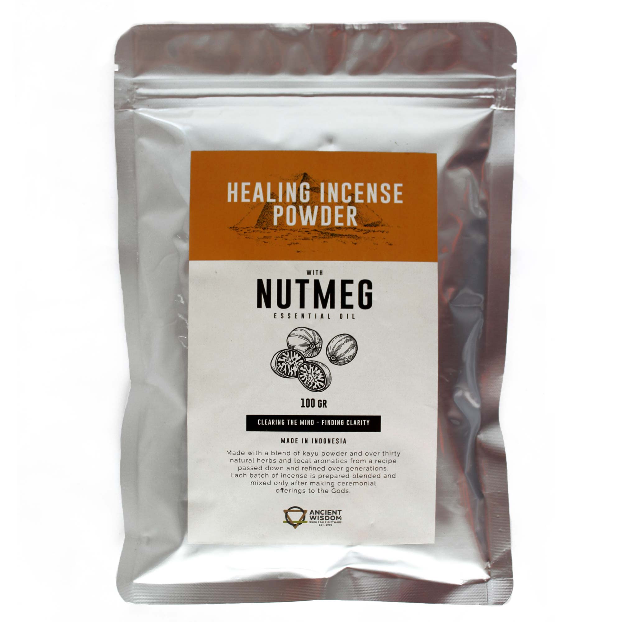 View Healing Incense Powder Nutmeg 100gm information