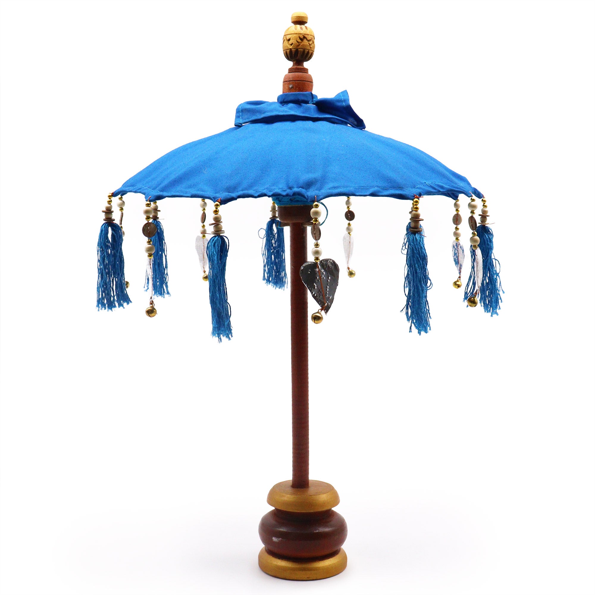 View Bali Home Decor Parasol Cotton Turquoise 40cm information