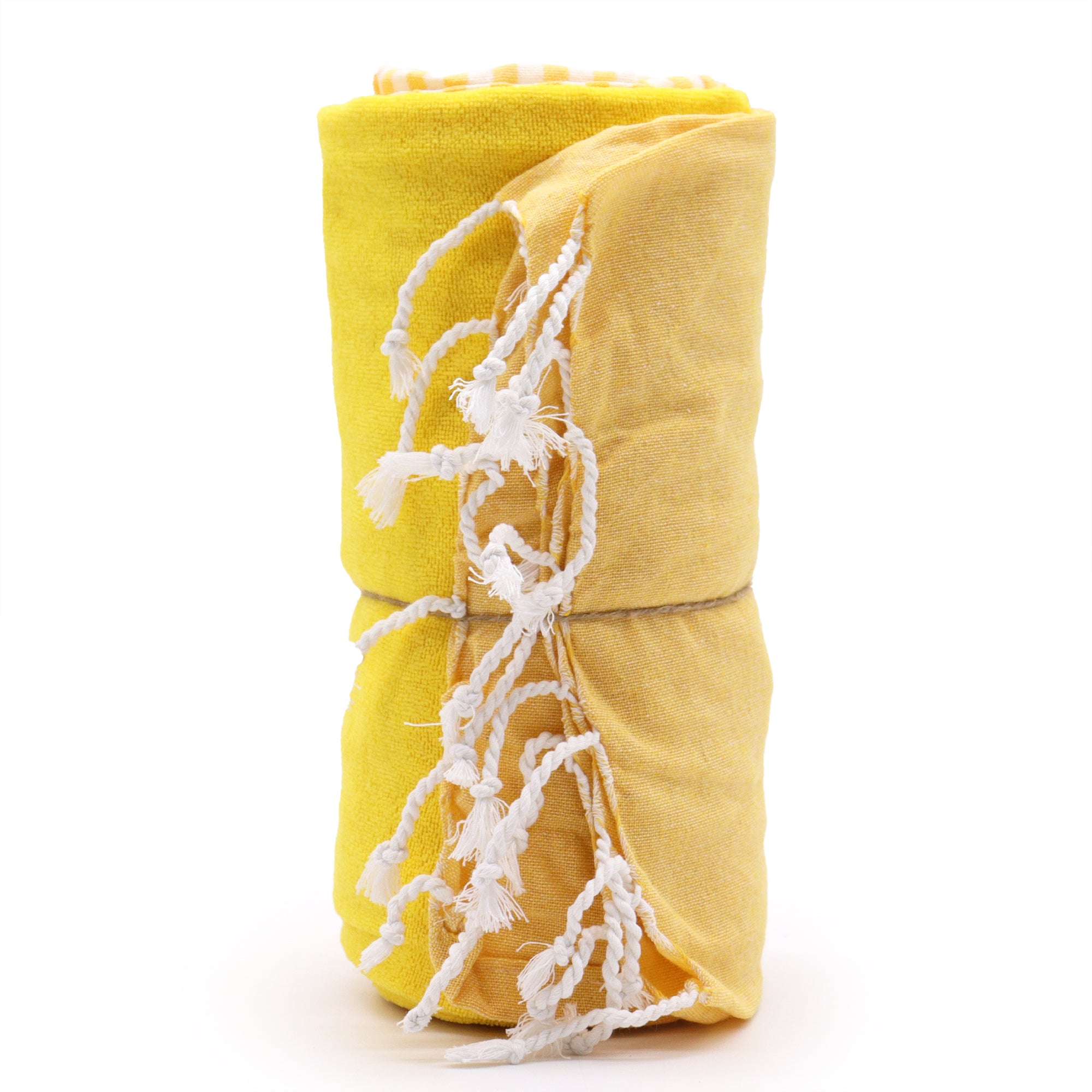 View Cotton Pario Towel 100x180 cm Sunny Yellow information