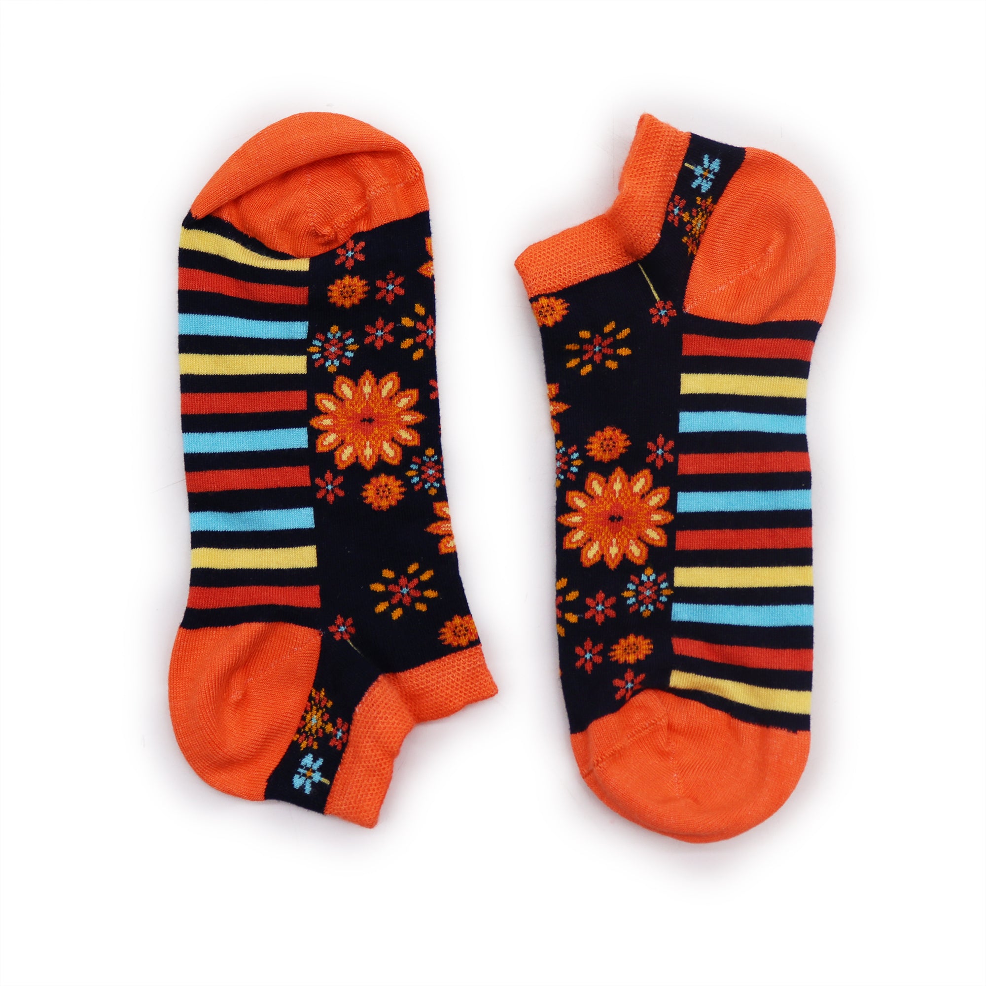 View SM Hop Hare Bamboo Socks Low 3565 Mandala Flowers information