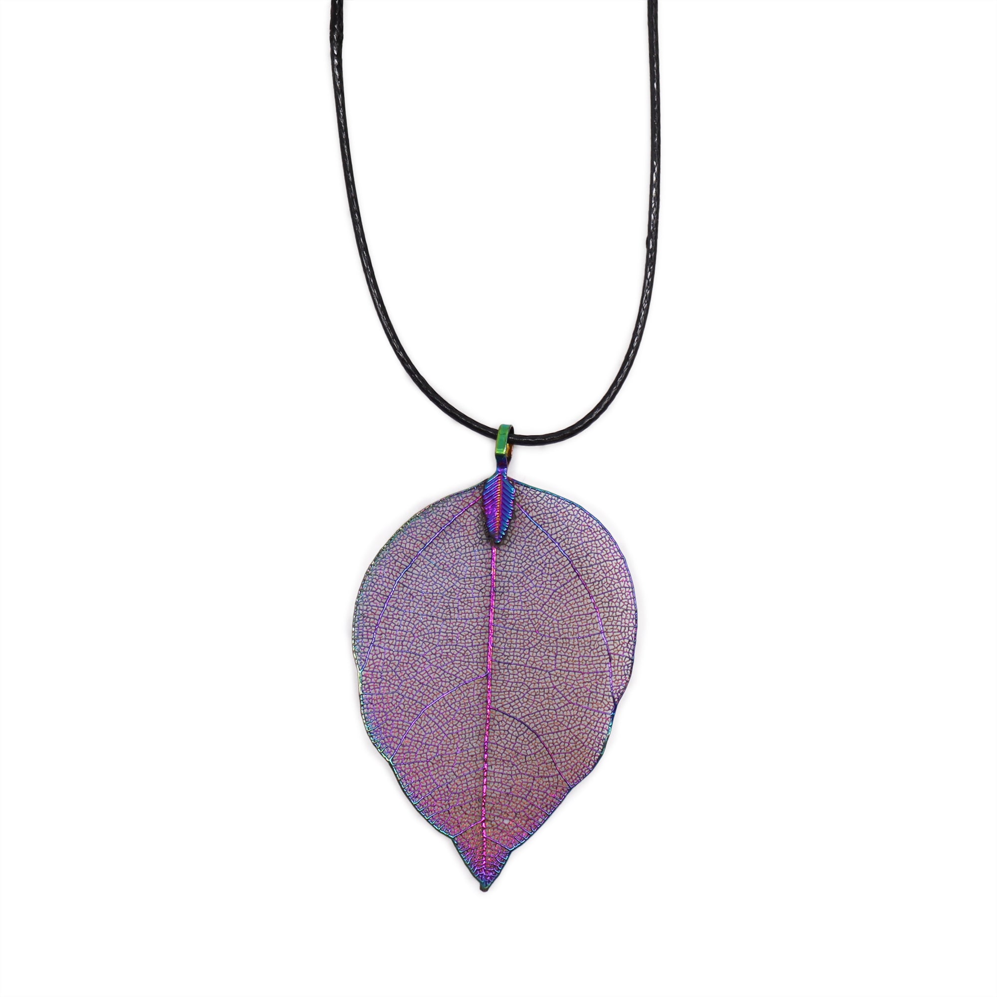 View Necklace Bravery Leaf Multicoloured information