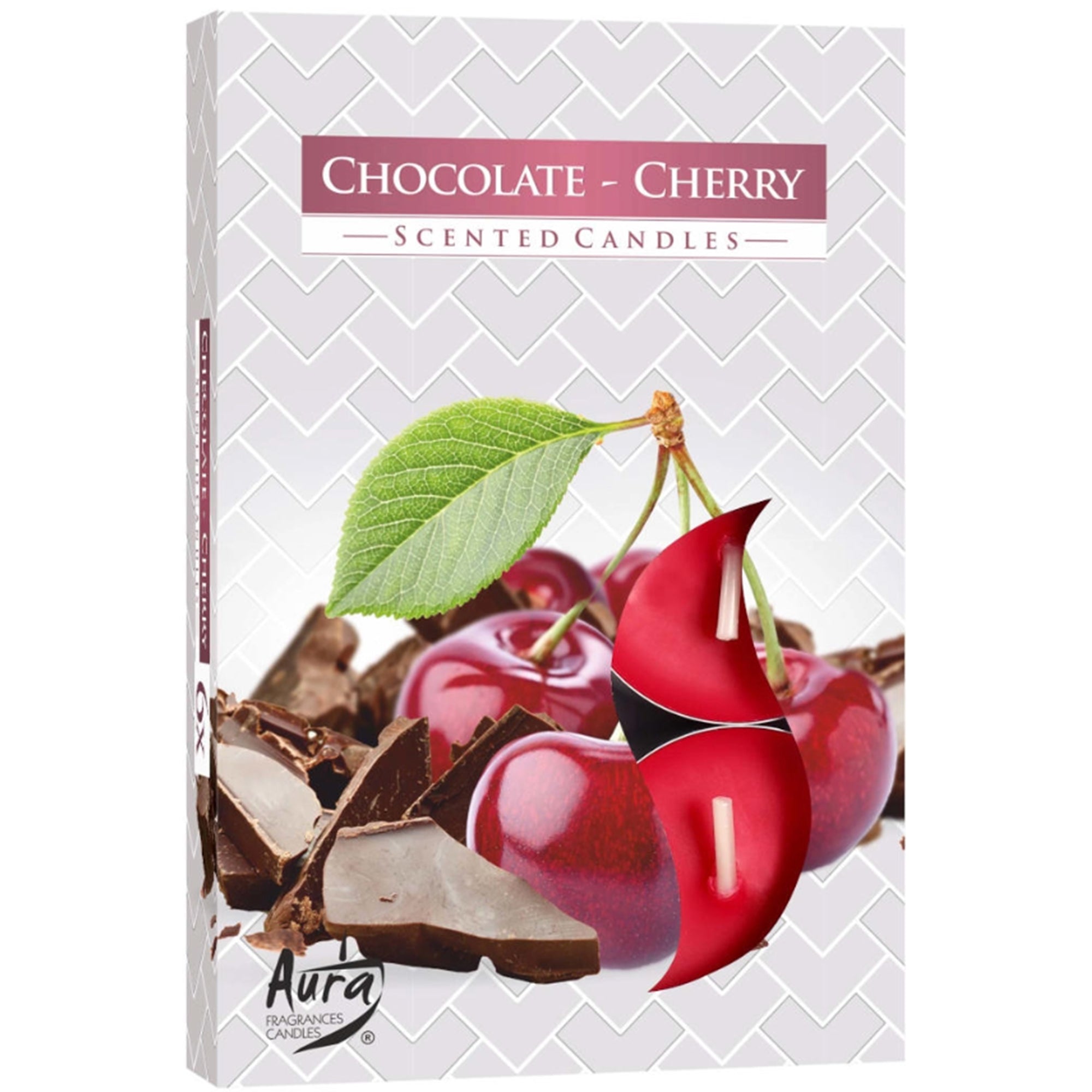 View Set of 6 Scented Tealights Chocolate Sour Cherry information